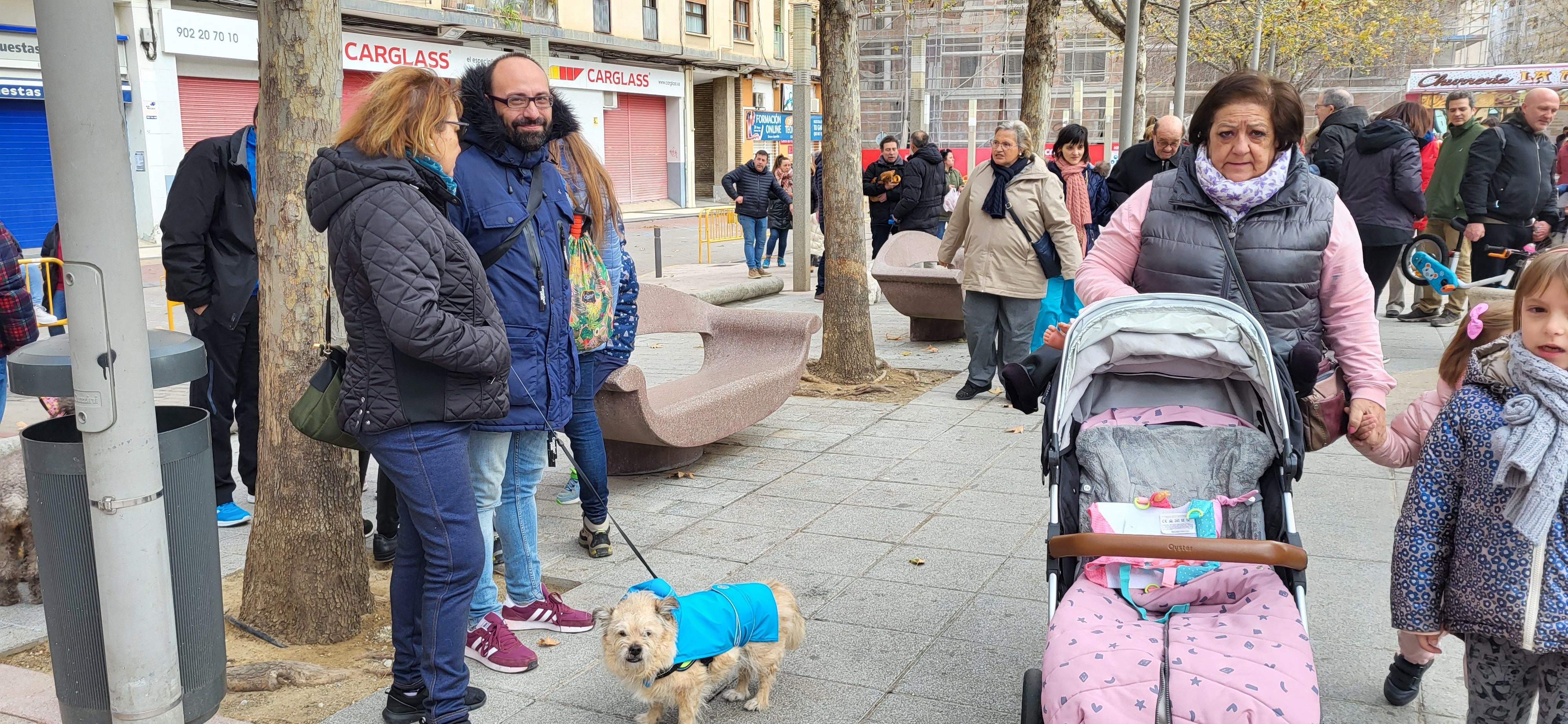 Plaza Santa Clara tras la bendición de animales el año pasado.