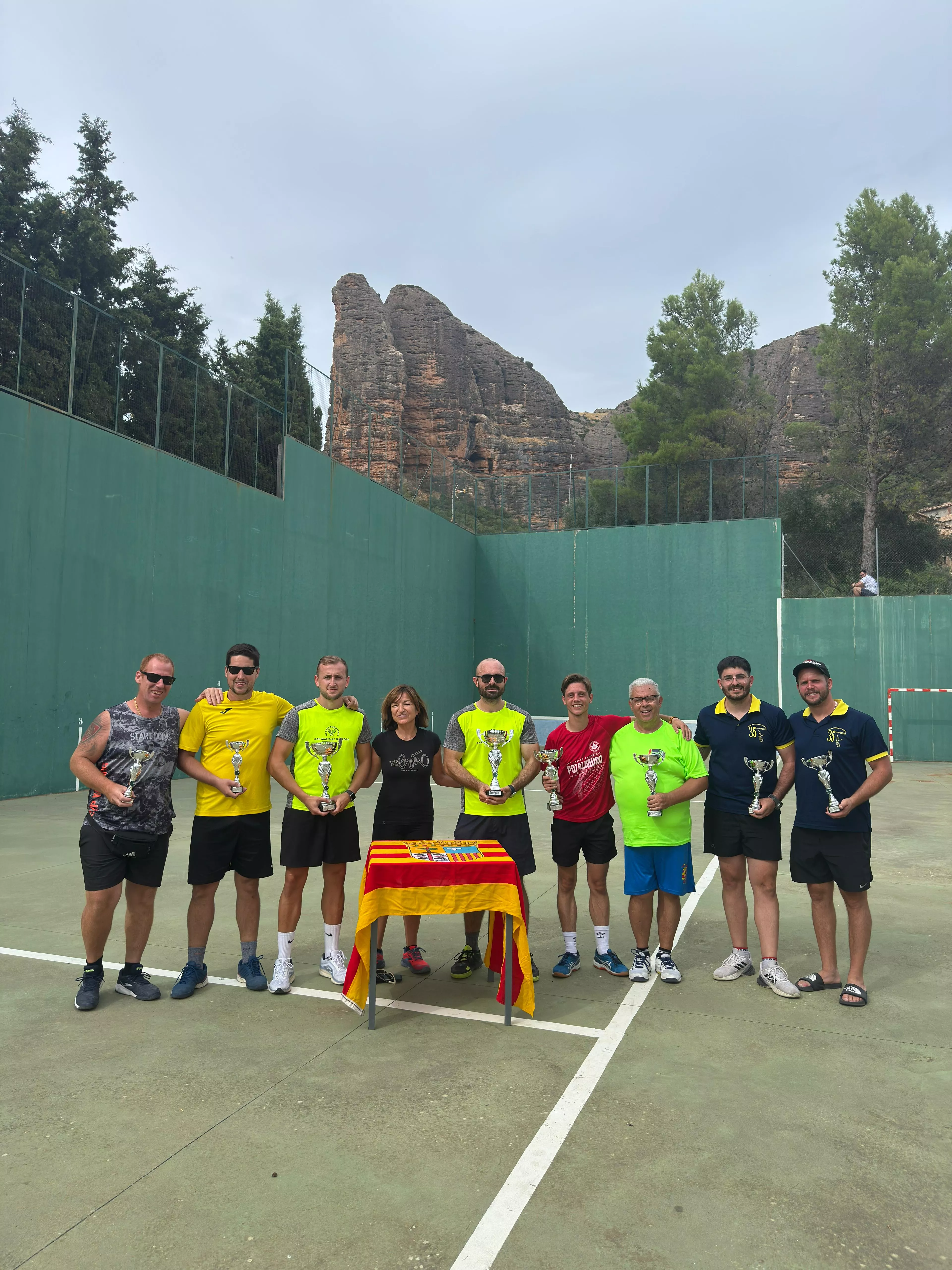 Premiados en el torneo de Agüero.