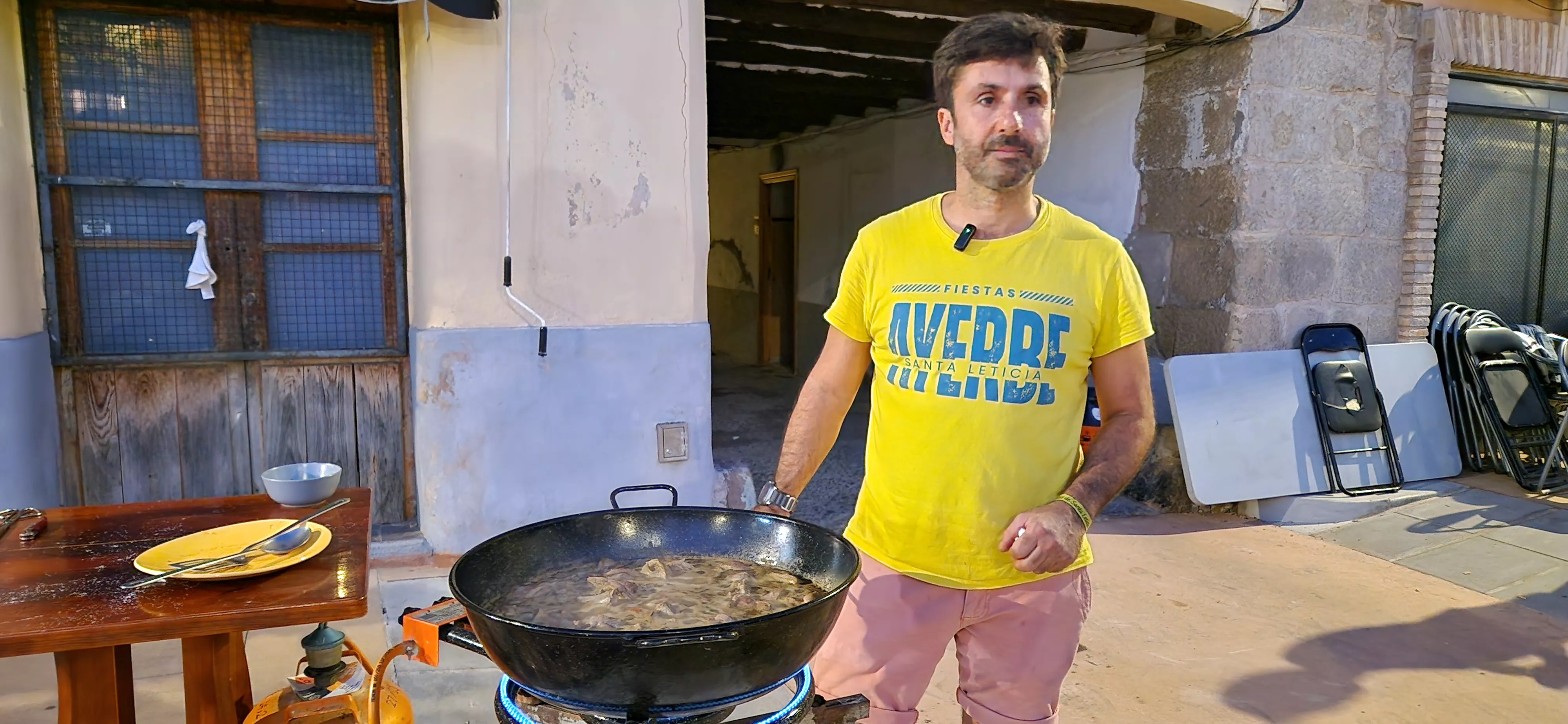 Calderetas de las fiestas de Ayerbe. Foto Myriam Martínez