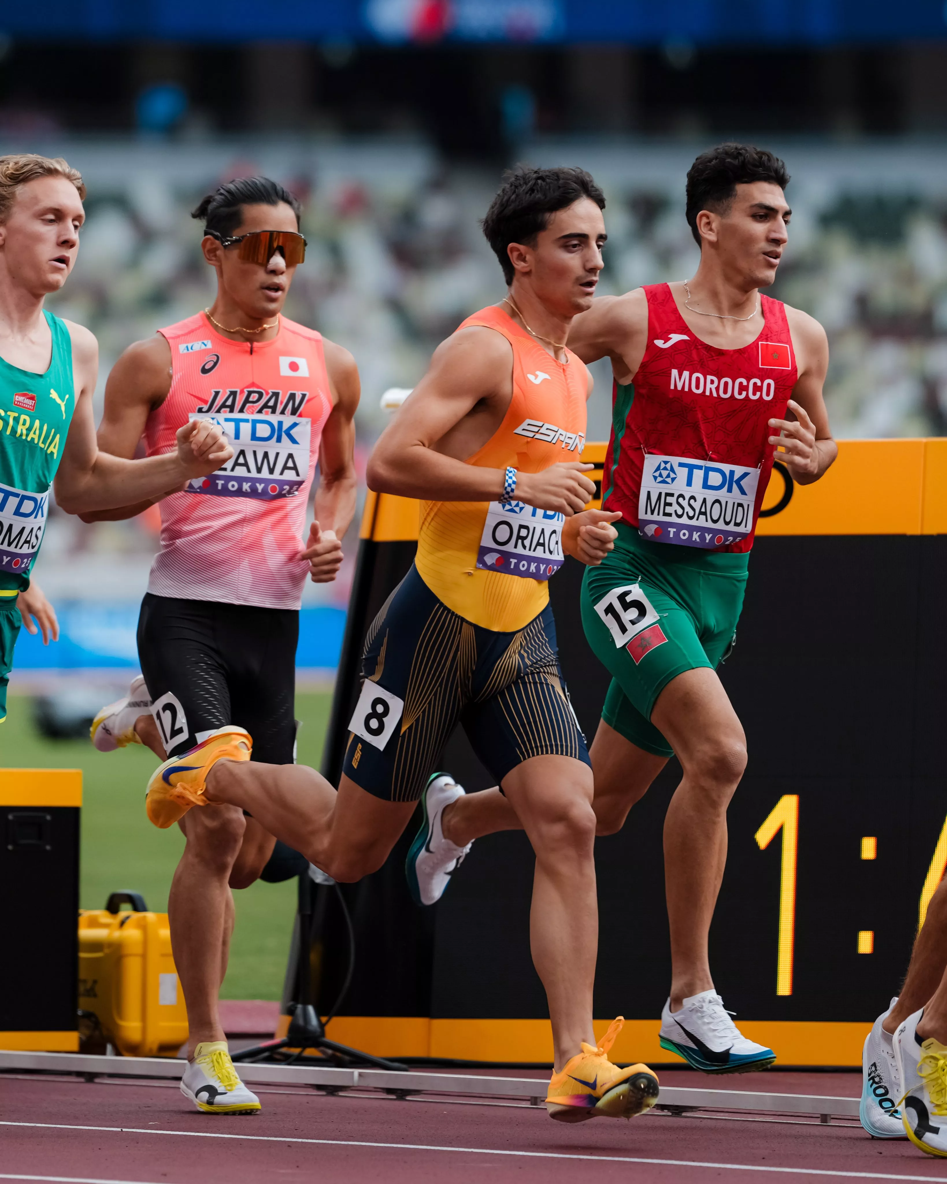 Pol Oriach en carrera. Foto RFEA