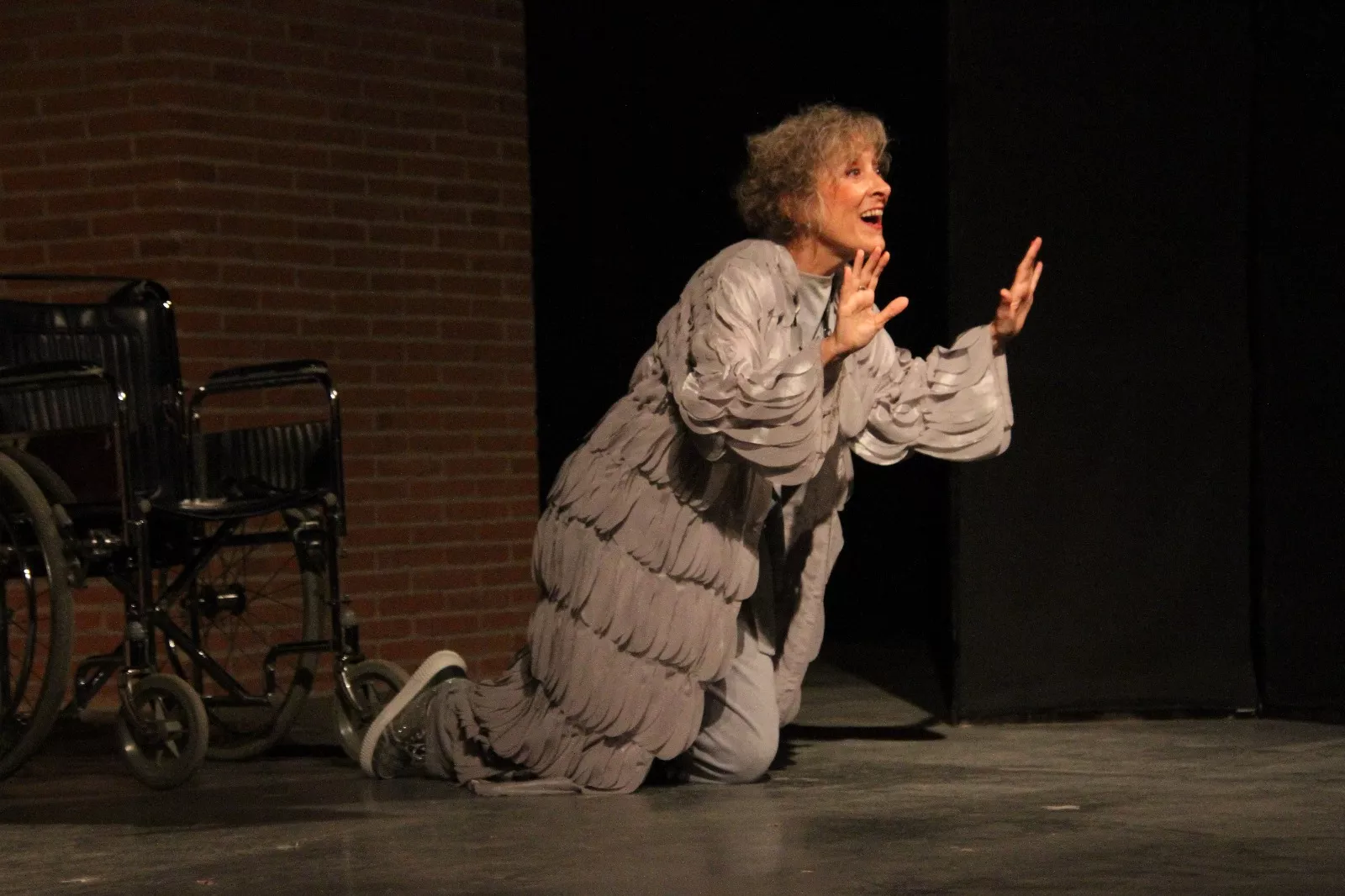 “Pájaros en la cabeza” en el Corral de Comedias de Robres. Foto Carlos Neofato