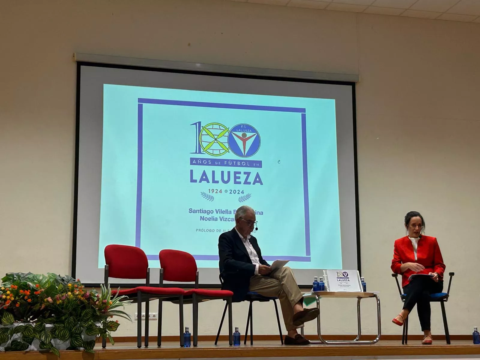Presentación del libro y la exposición del Centenario del Lalueza