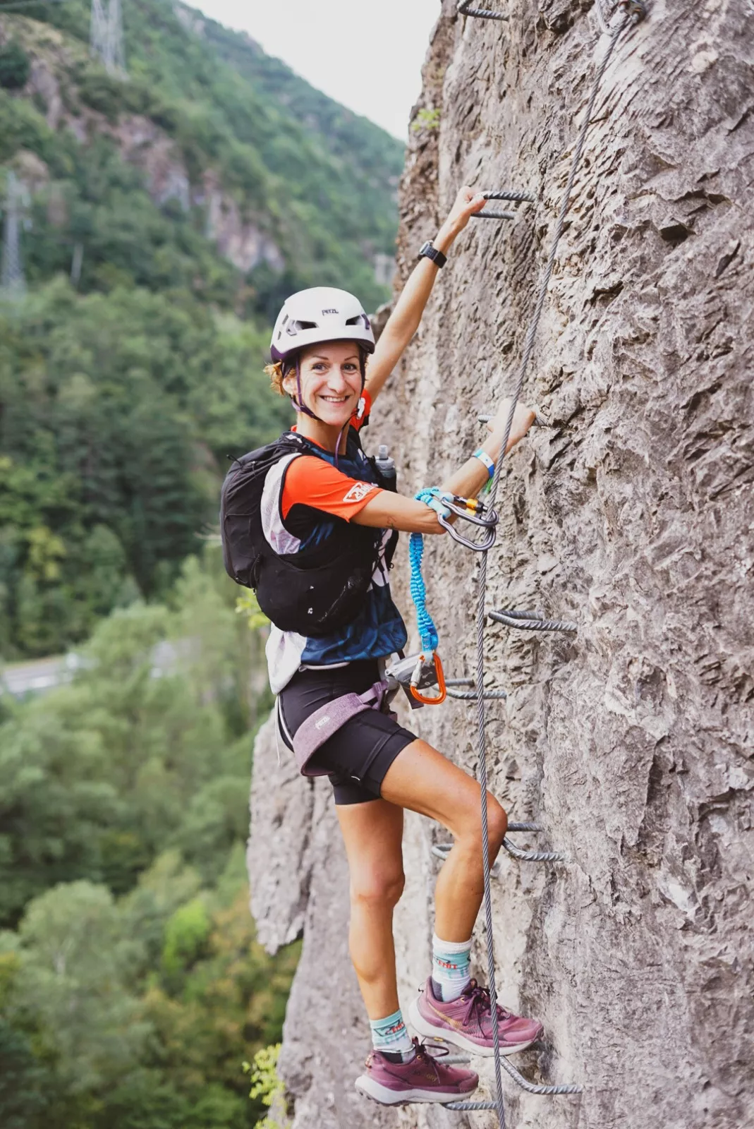La vía ferrata de Santa Elena acogió una de las pruebas especiales del raid