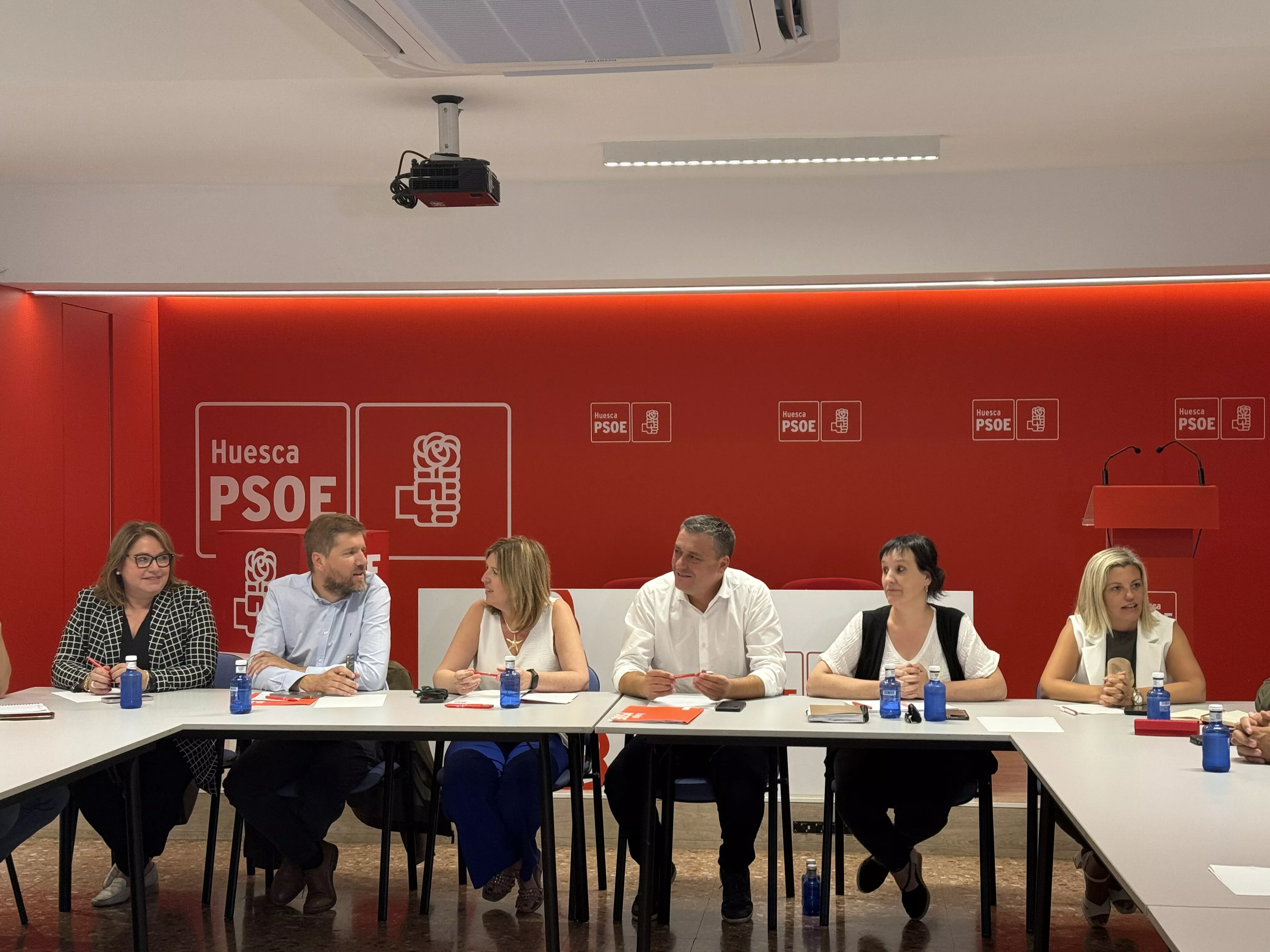 Marcel Iglesias, en la Ejecutiva Provincial del PSOE Alto Aragón:  "Azcón y Claver no pueden seguir de perfil ante el genocidio que está cometiendo el gobierno de Israel en Gaza"