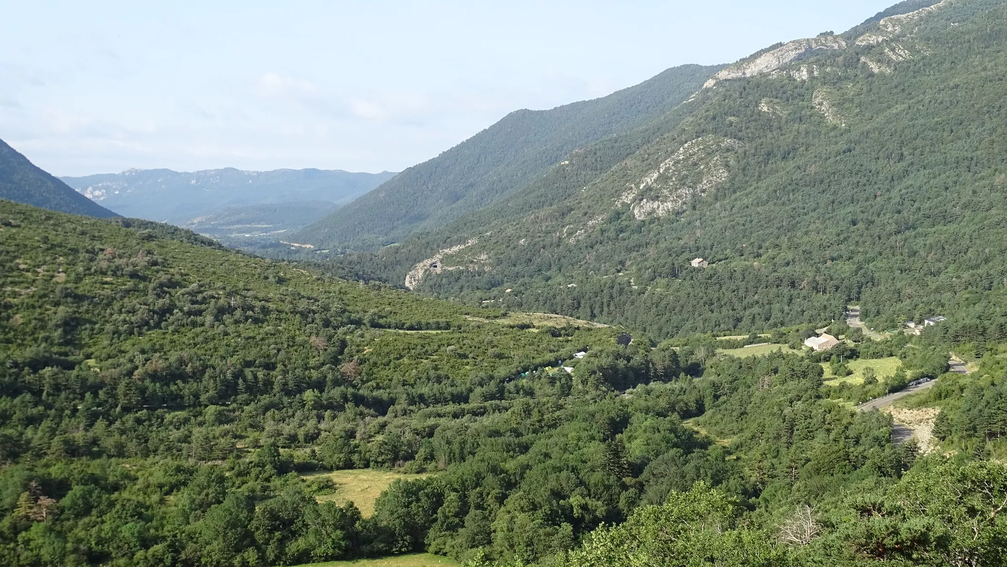 El valle desde la Calzada Romana. Foto Alfredo Zazo