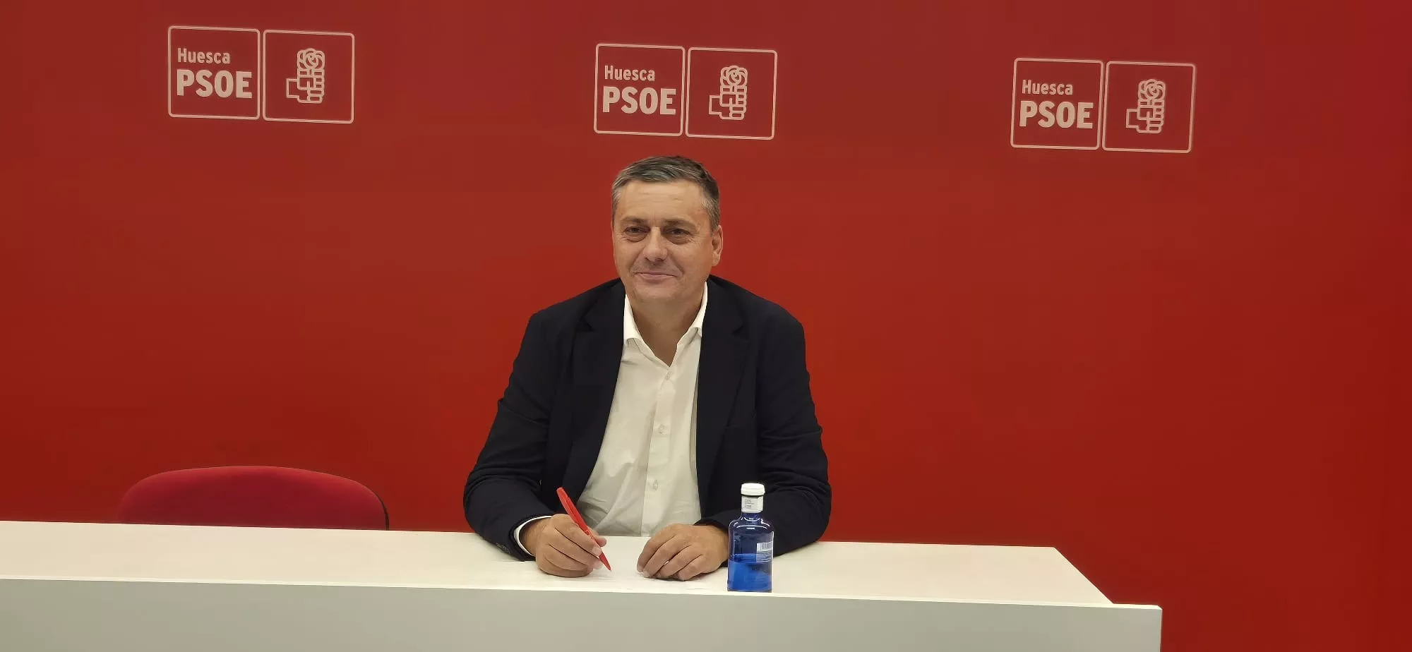 Fernando Sabés, secretario general del PSOE del Alto Aragón.