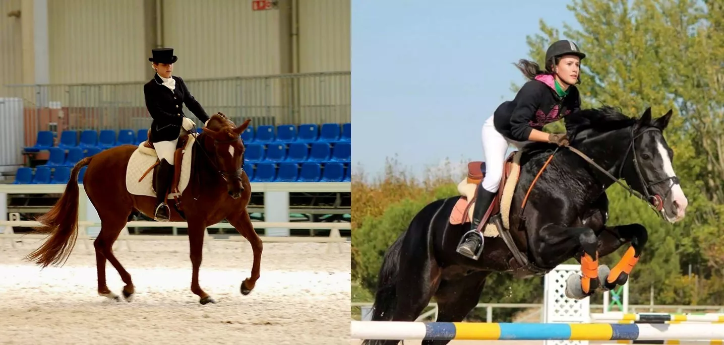 Laura Calabria y Elena Varona, las dos amazonas.