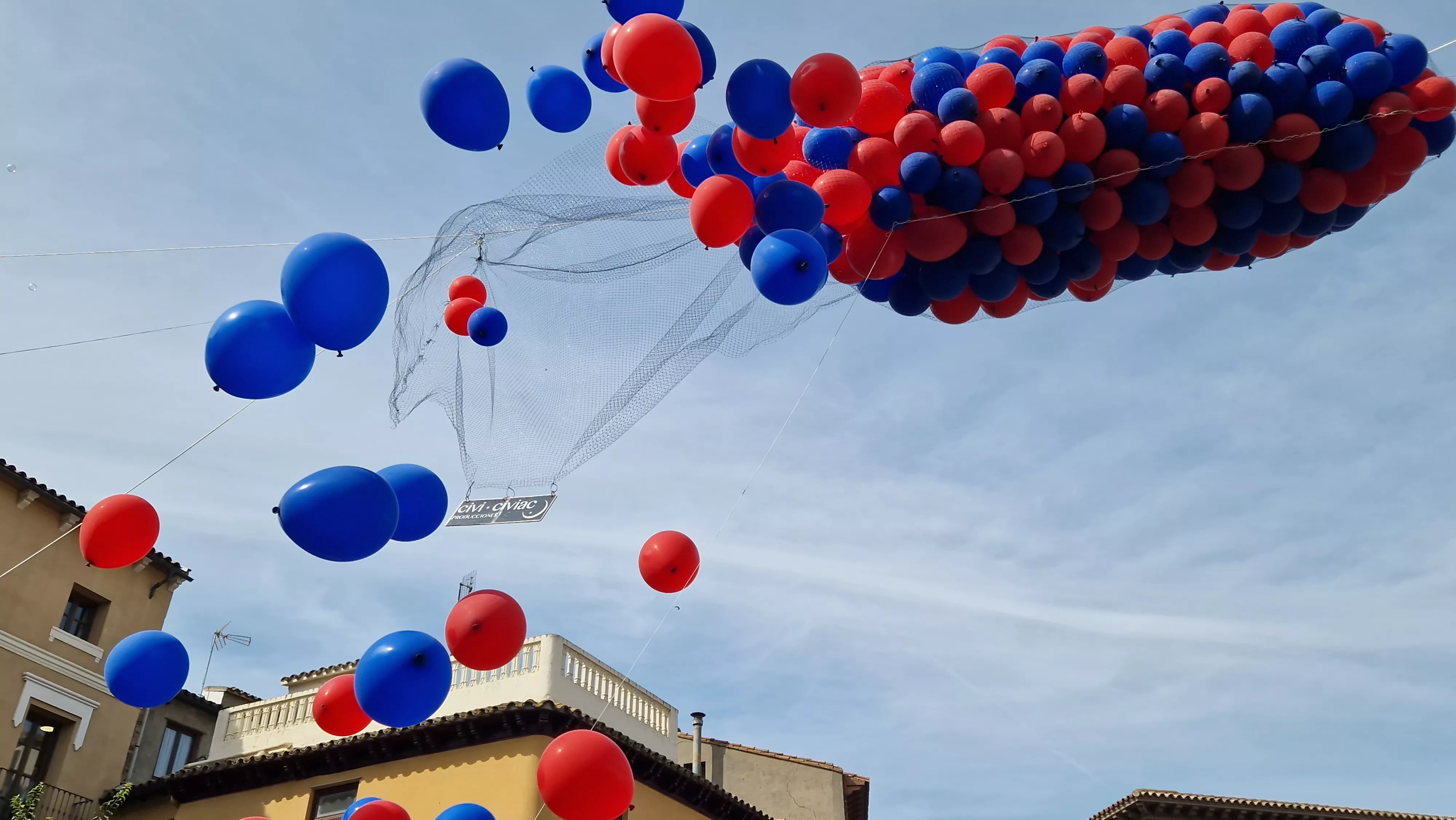 Chupinazo infantil de las fiestas de Monzón 2025. Foto Myriam Martínez 