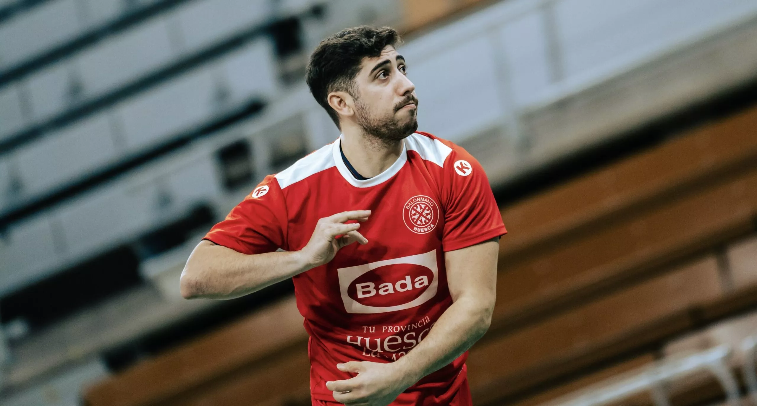 Charly Pérez, jugador de Bada Huesca.