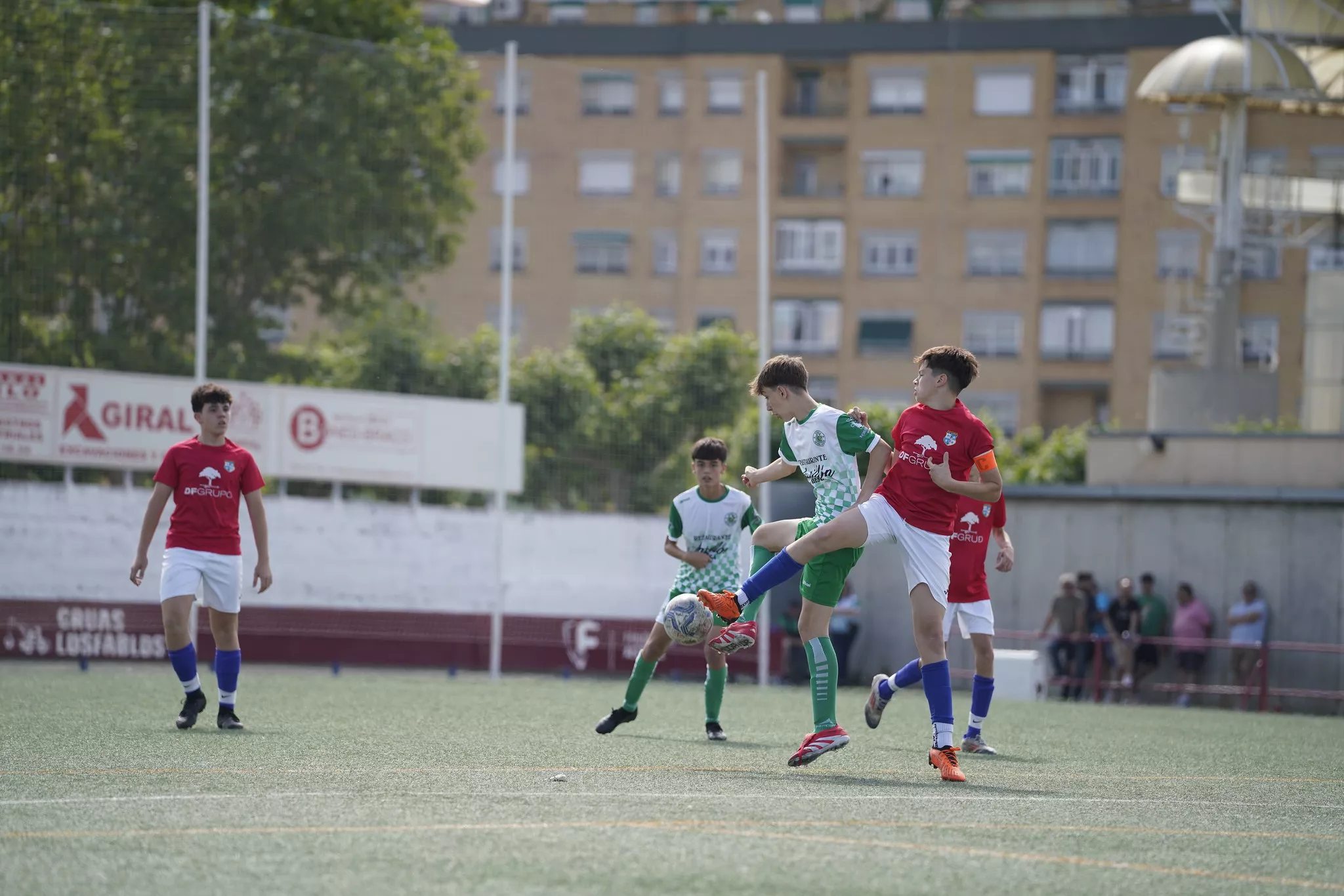 Foto de archivo de un partido del fútbol altoaragonés.