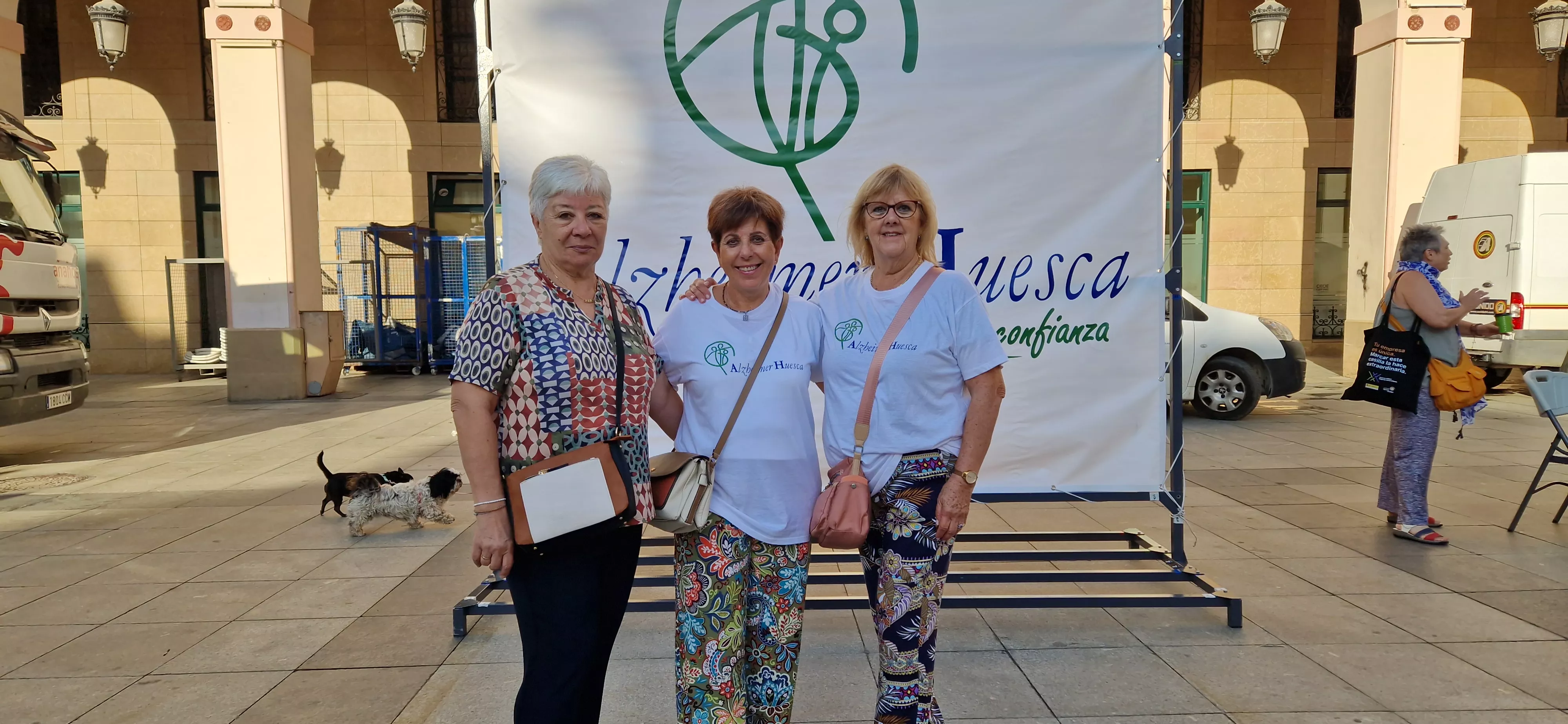 Conmemoración del Día Mundial del Alzhéimer 2025 en Huesca. Foto Myriam Martínez