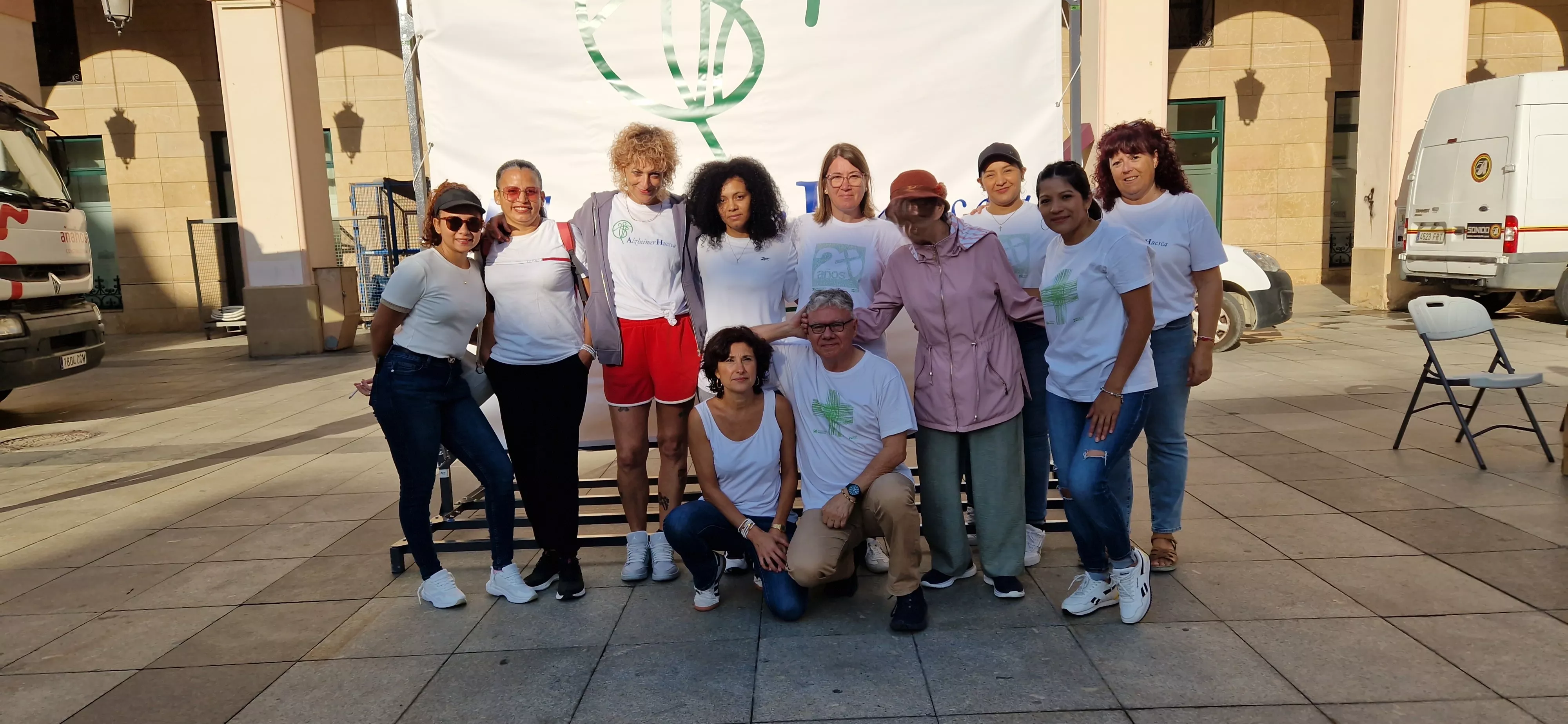 Conmemoración del Día Mundial del Alzhéimer 2025 en Huesca. Foto Myriam Martínez