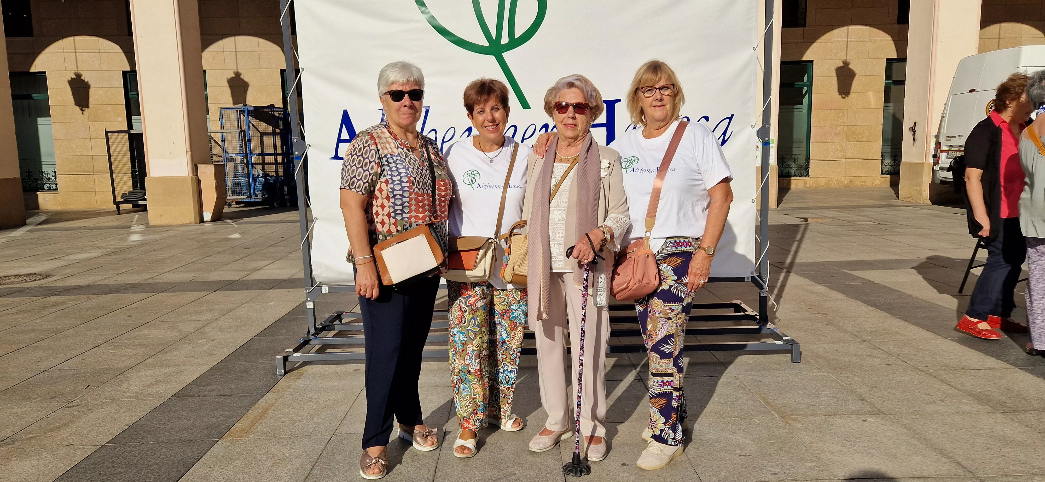 Conmemoración del Día Mundial del Alzhéimer 2025 en Huesca. Foto Myriam Martínez