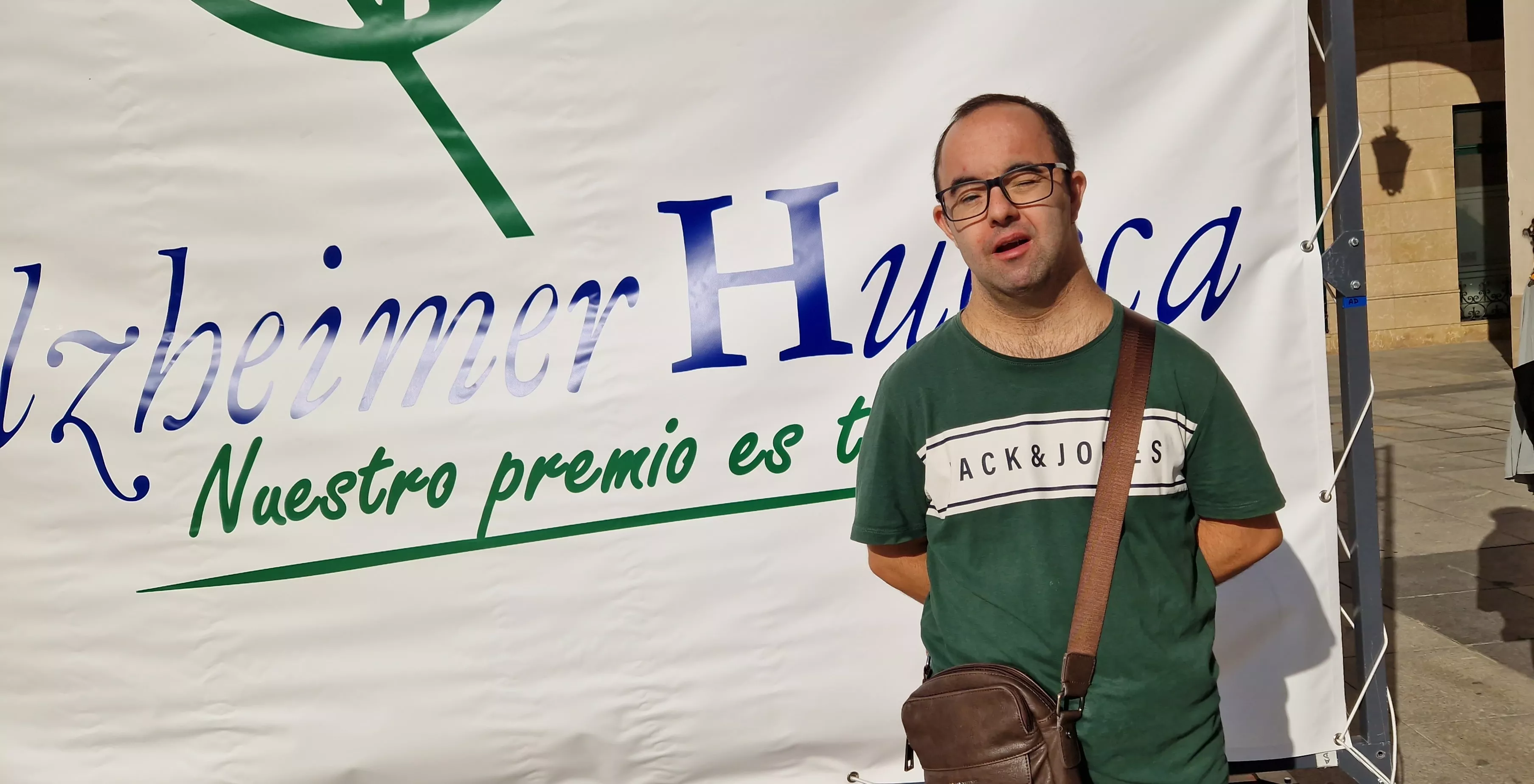 Conmemoración del Día Mundial del Alzhéimer 2025 en Huesca. Foto Myriam Martínez