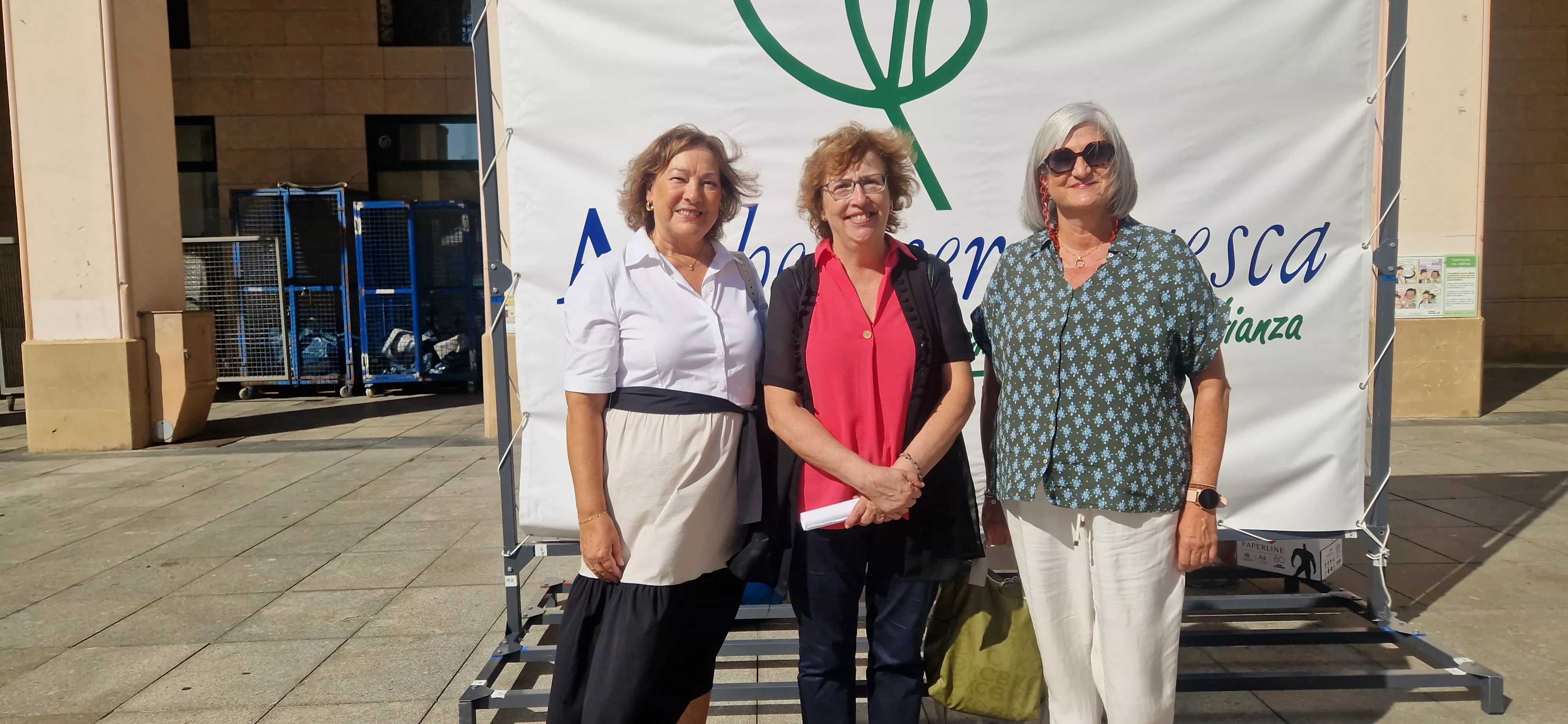 Conmemoración del Día Mundial del Alzhéimer 2025 en Huesca. Foto Myriam Martínez