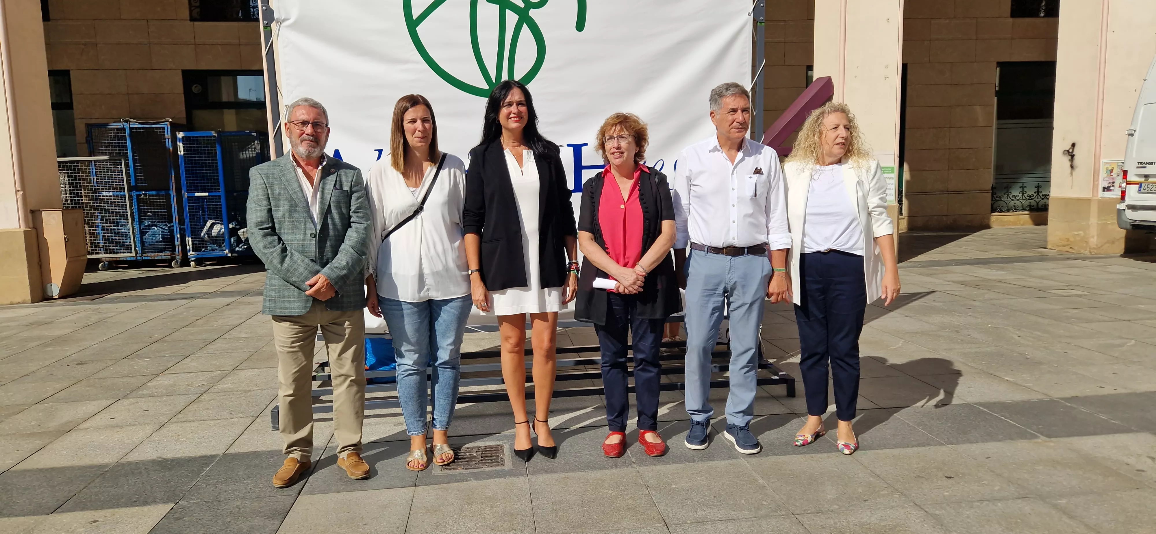 Conmemoración del Día Mundial del Alzhéimer 2025 en Huesca. Foto Myriam Martínez