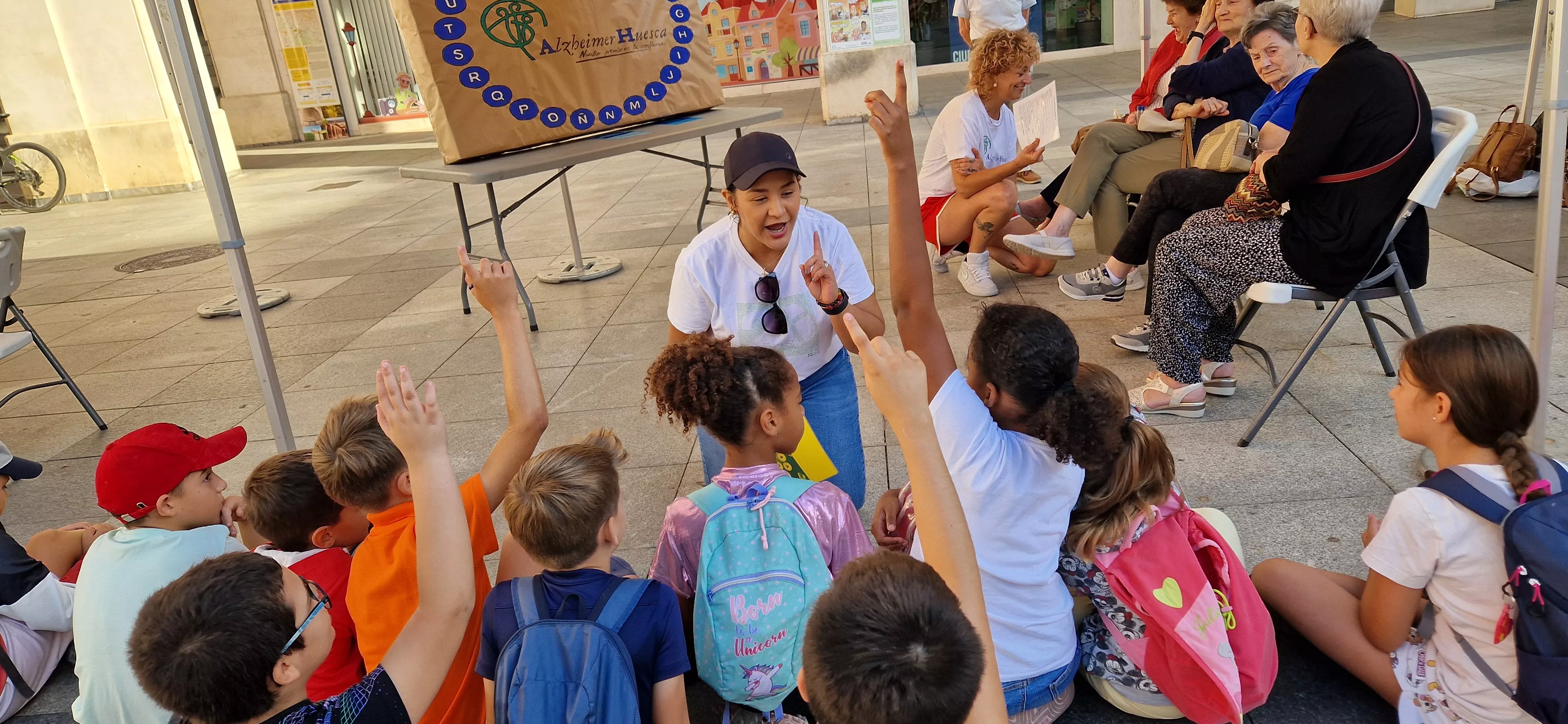 Conmemoración del Día Mundial del Alzhéimer 2025 en Huesca. Foto Myriam Martínez
