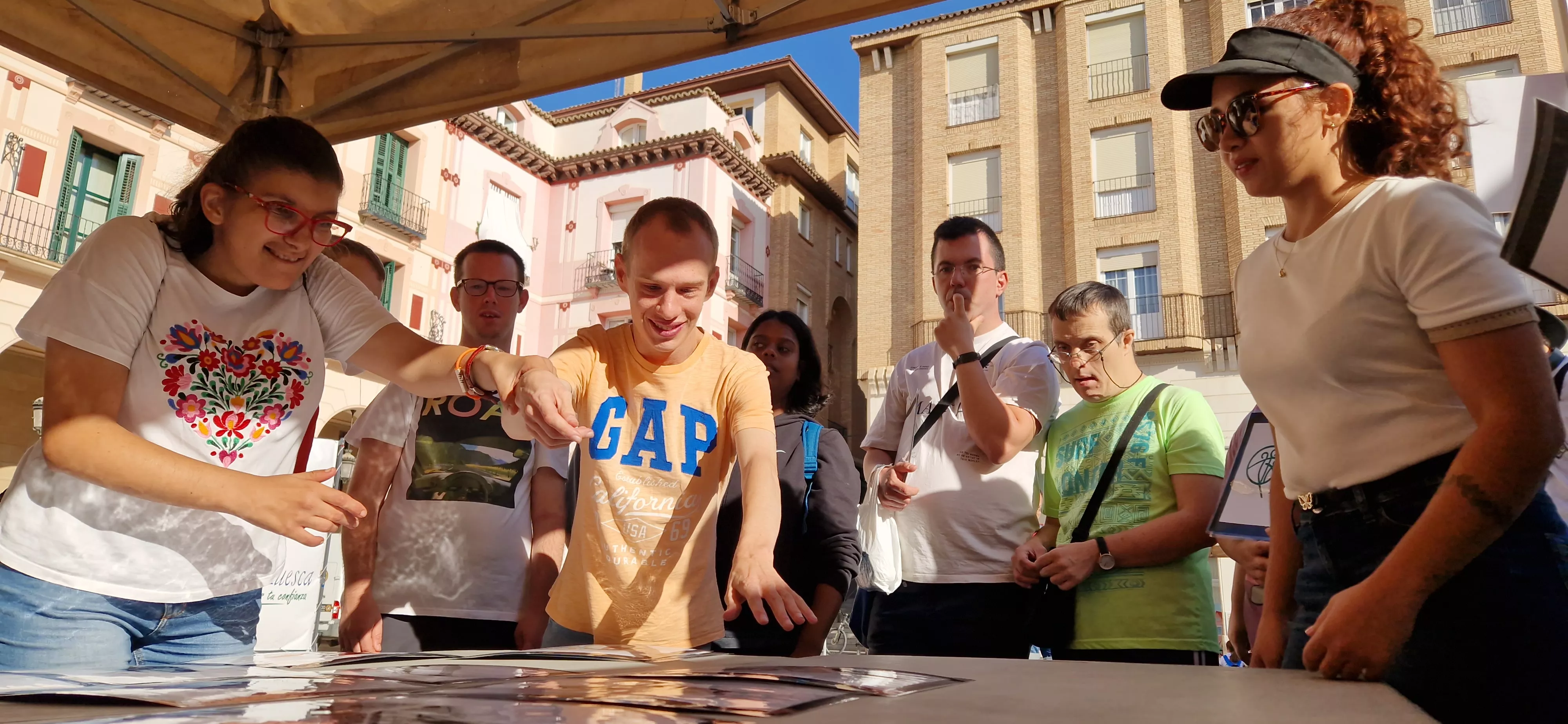 Conmemoración del Día Mundial del Alzhéimer 2025 en Huesca. Foto Myriam Martínez