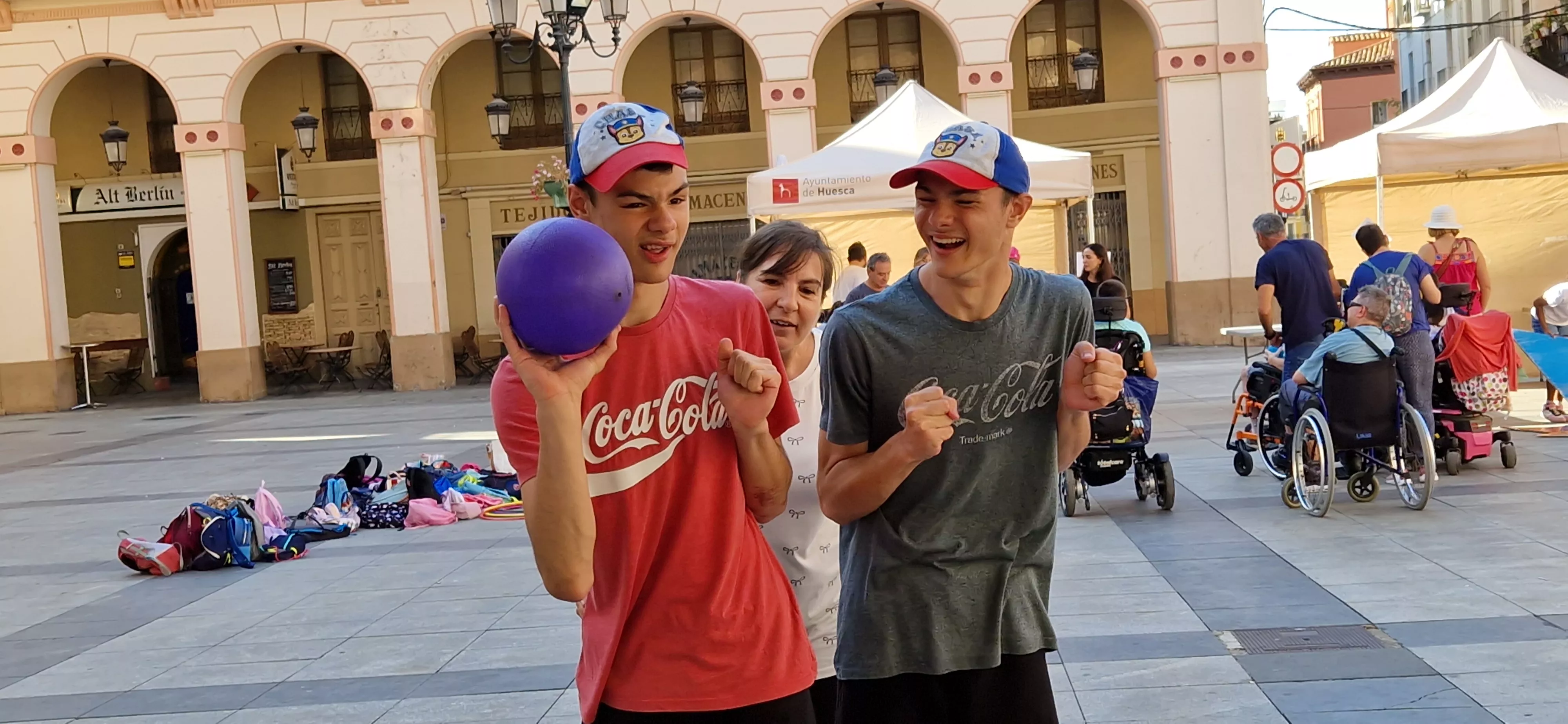 Conmemoración del Día Mundial del Alzhéimer 2025 en Huesca. Foto Myriam Martínez
