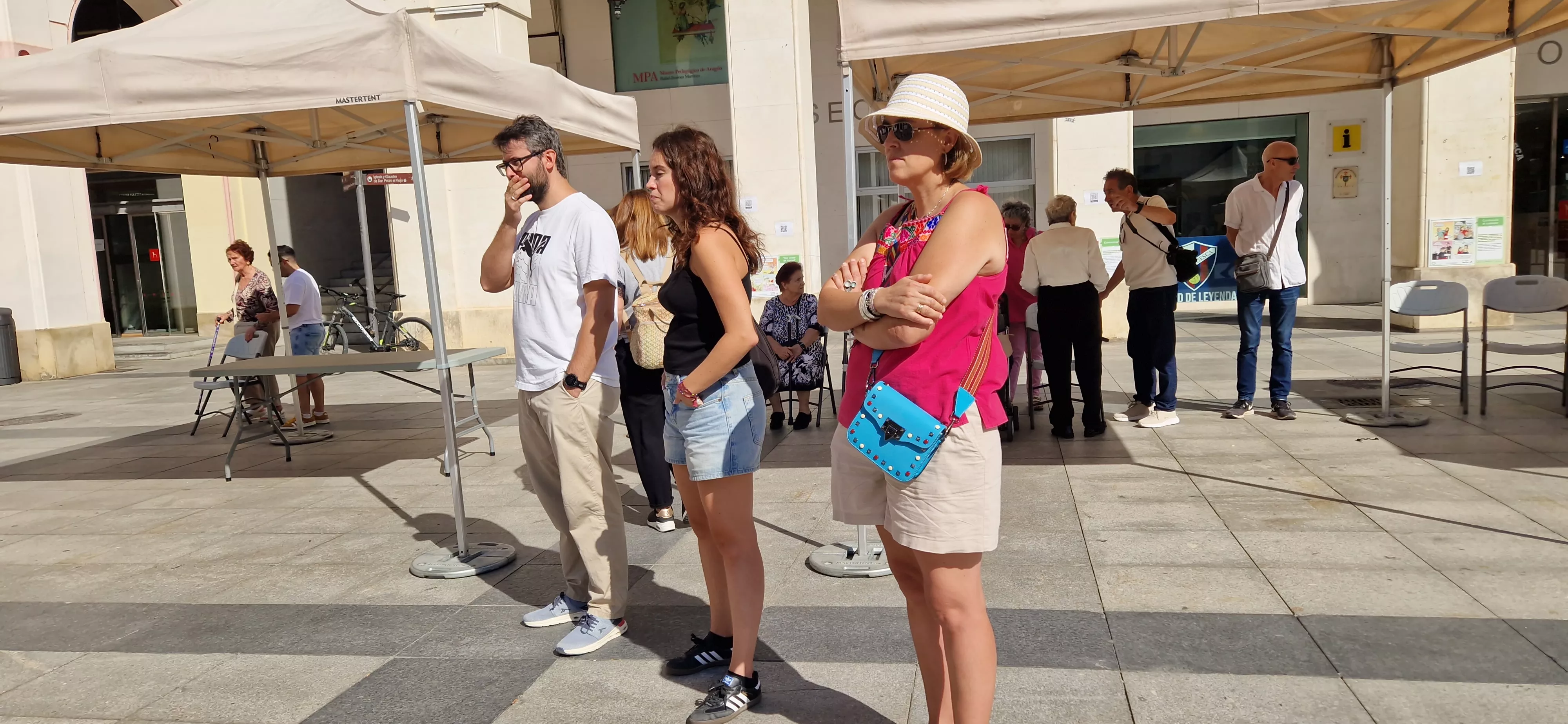 Conmemoración del Día Mundial del Alzhéimer 2025 en Huesca. Foto Myriam Martínez