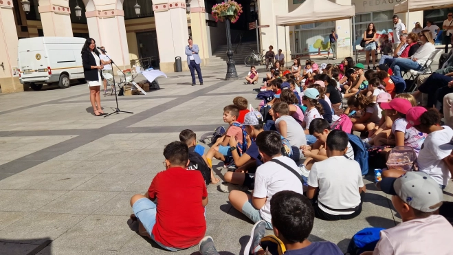 Conmemoración del Día Mundial del Alzhéimer 2025 en Huesca. Foto Myriam Martínez