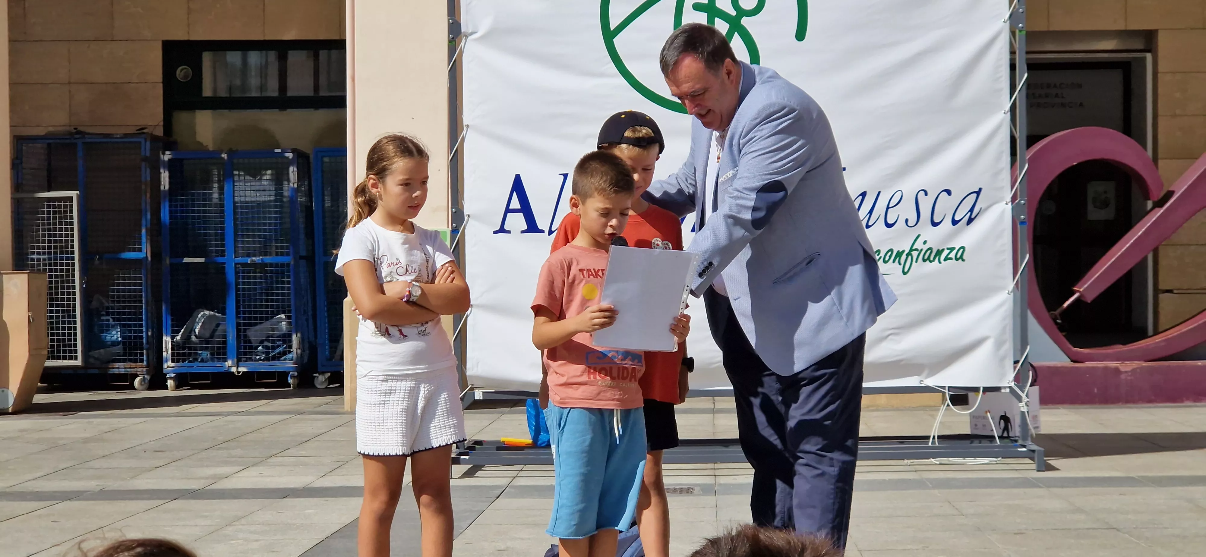 Conmemoración del Día Mundial del Alzhéimer 2025 en Huesca. Foto Myriam Martínez