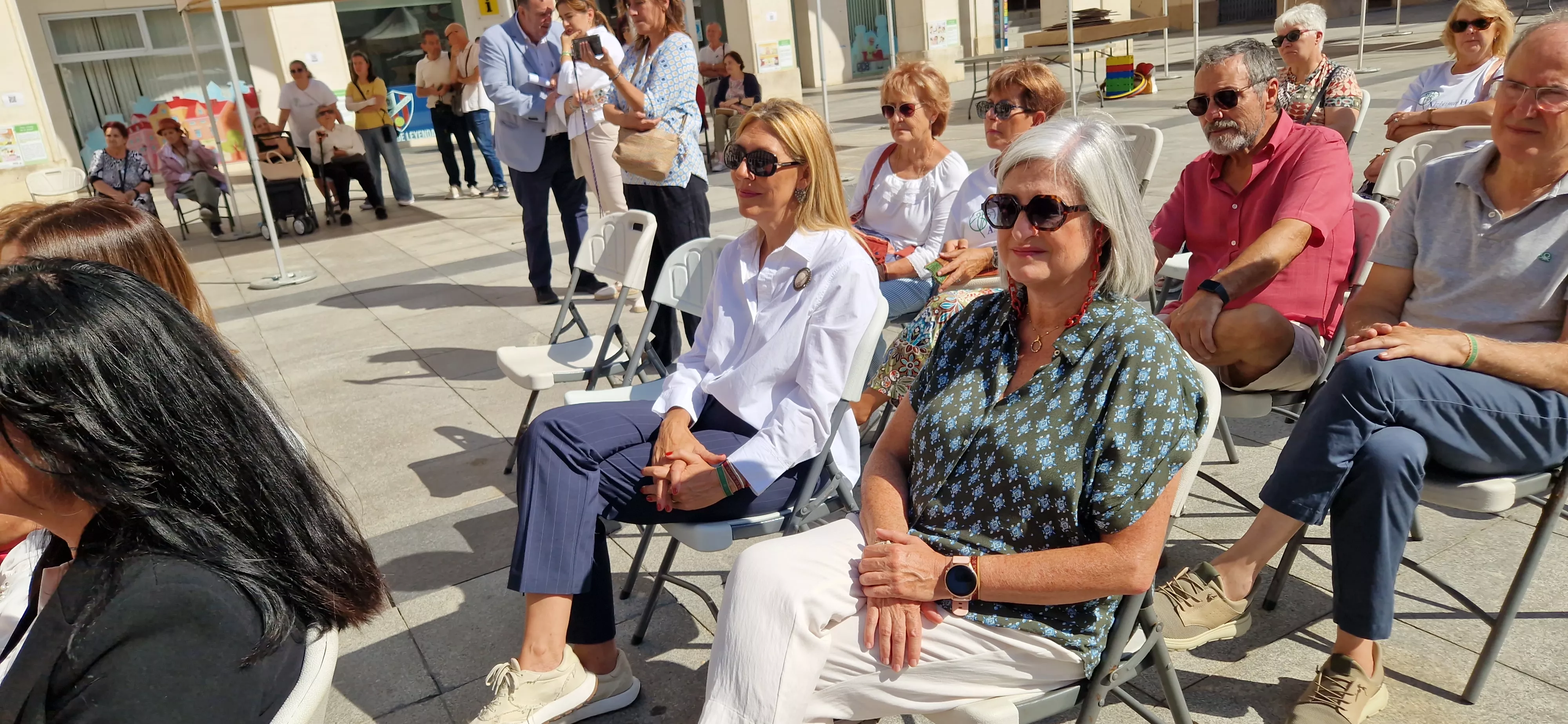 Conmemoración del Día Mundial del Alzhéimer 2025 en Huesca. Foto Myriam Martínez