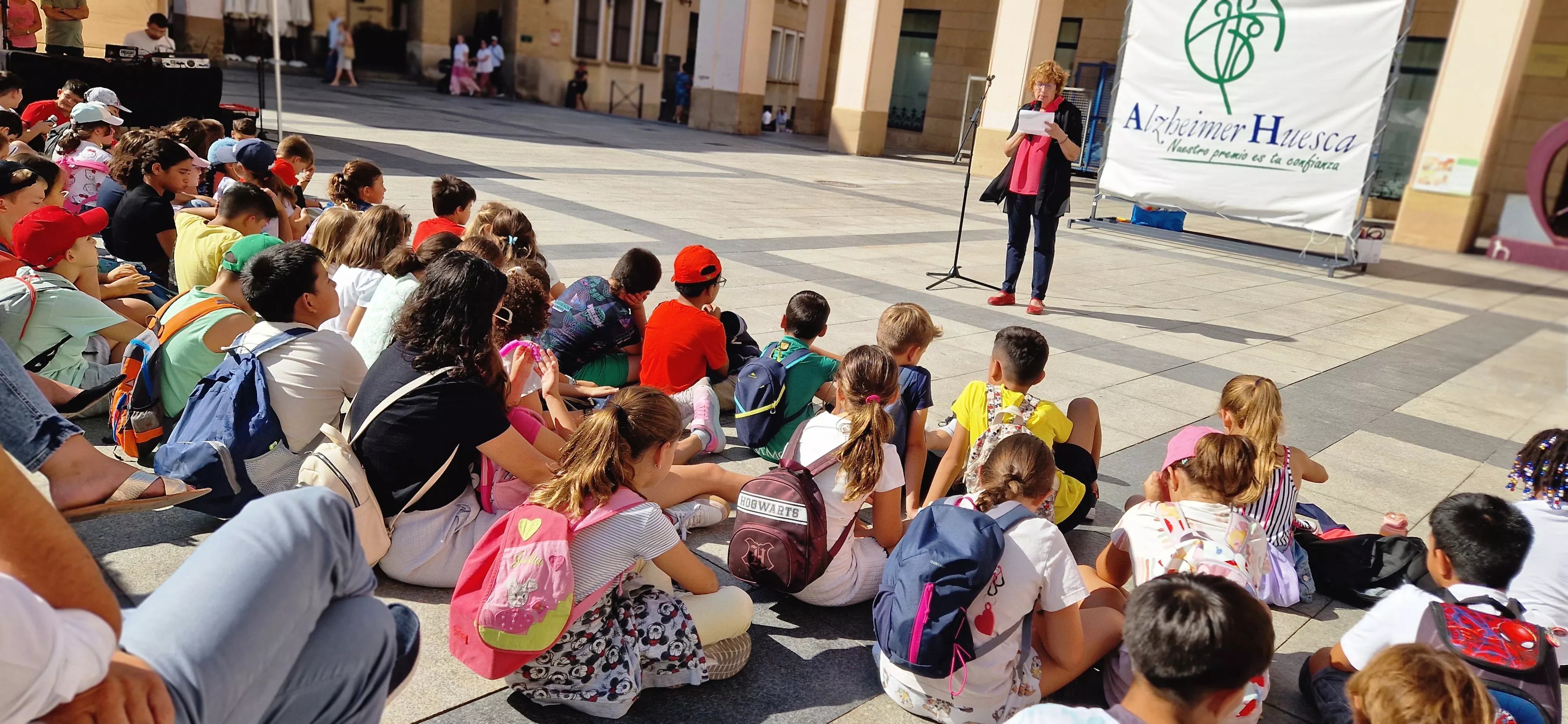 Conmemoración del Día Mundial del Alzhéimer 2025 en Huesca. Foto Myriam Martínez Conmemoración del Día Mundial del Alzhéimer 2025 en Huesca. Foto Myriam Martínez