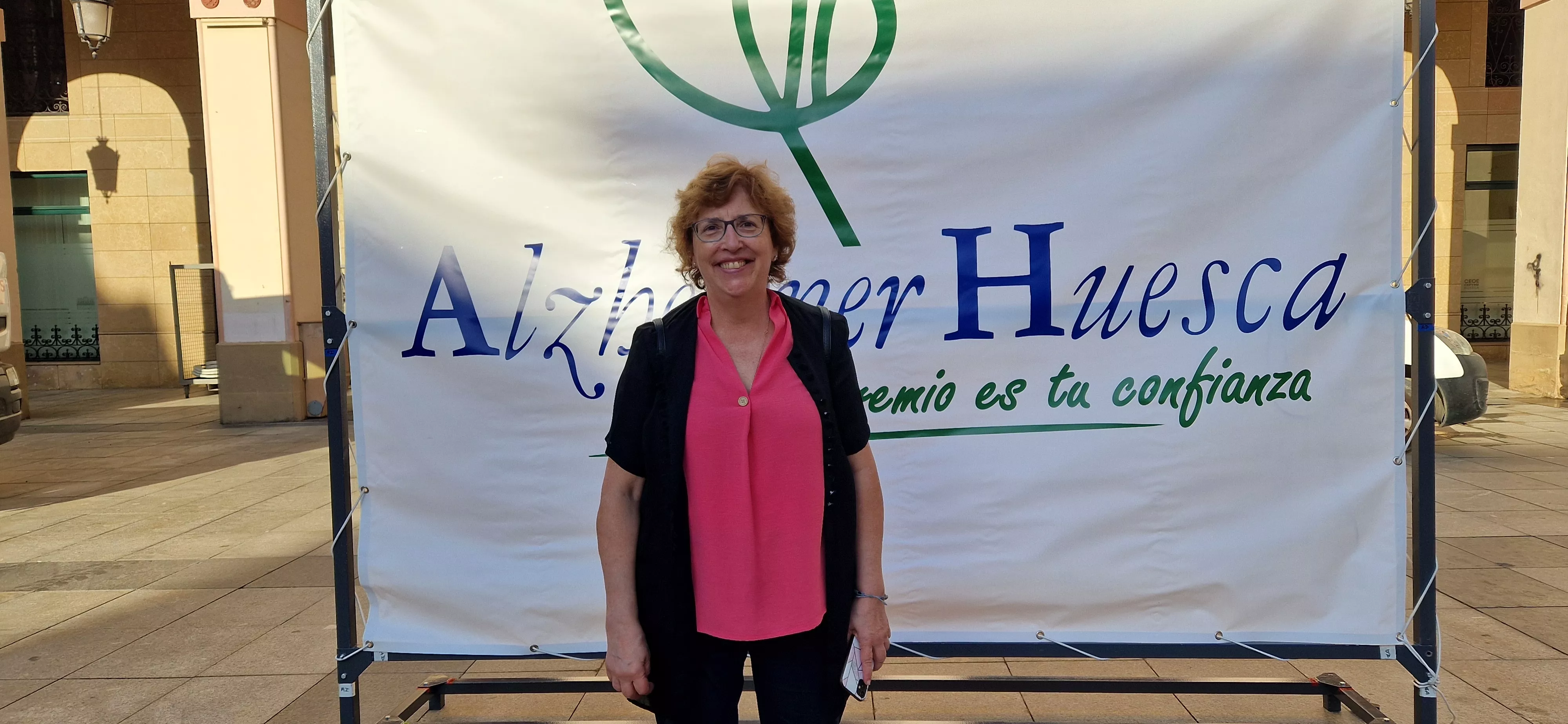 Irene San José, presidenta de Alzhéimer Huesca. Foto Myriam Martínez