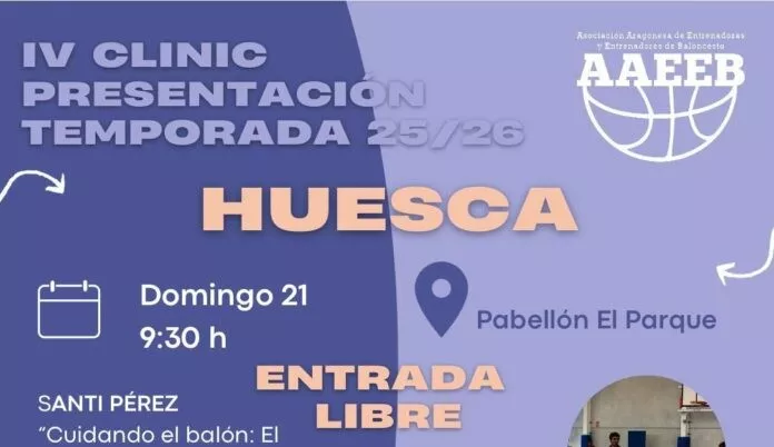 El IV Clínic Presentación de baloncesto, este domingo en Huesca