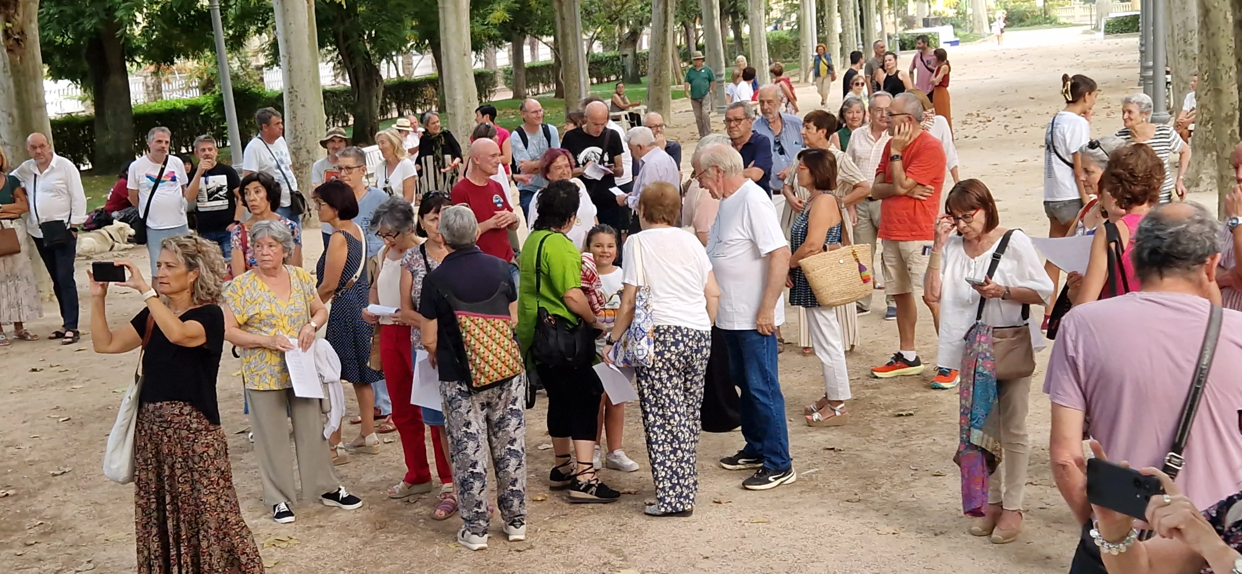Homenaje a Labordeta en el 15º aniversario de su fallecimiento. Foto Myriam Martínez