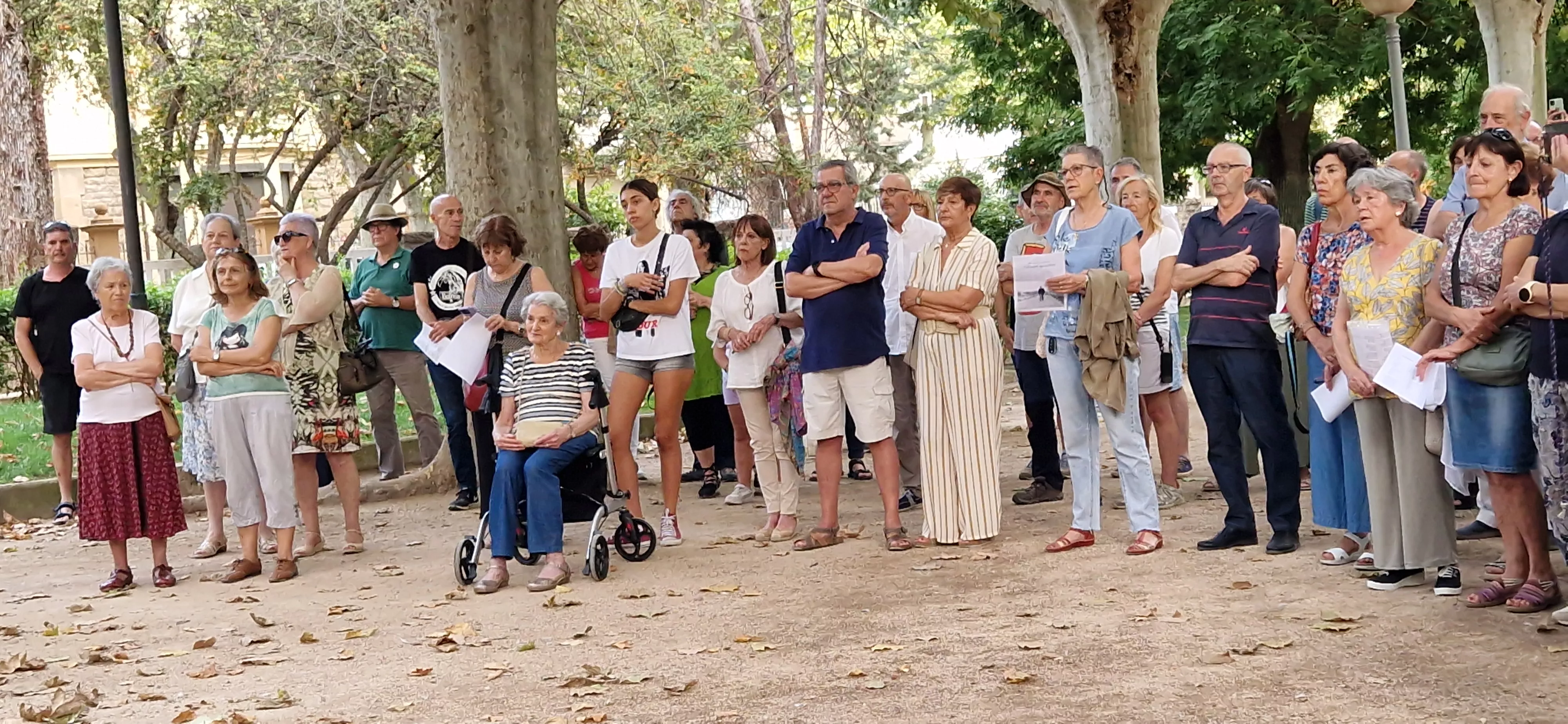 Homenaje a Labordeta en el 15º aniversario de su fallecimiento. Foto Myriam Martínez