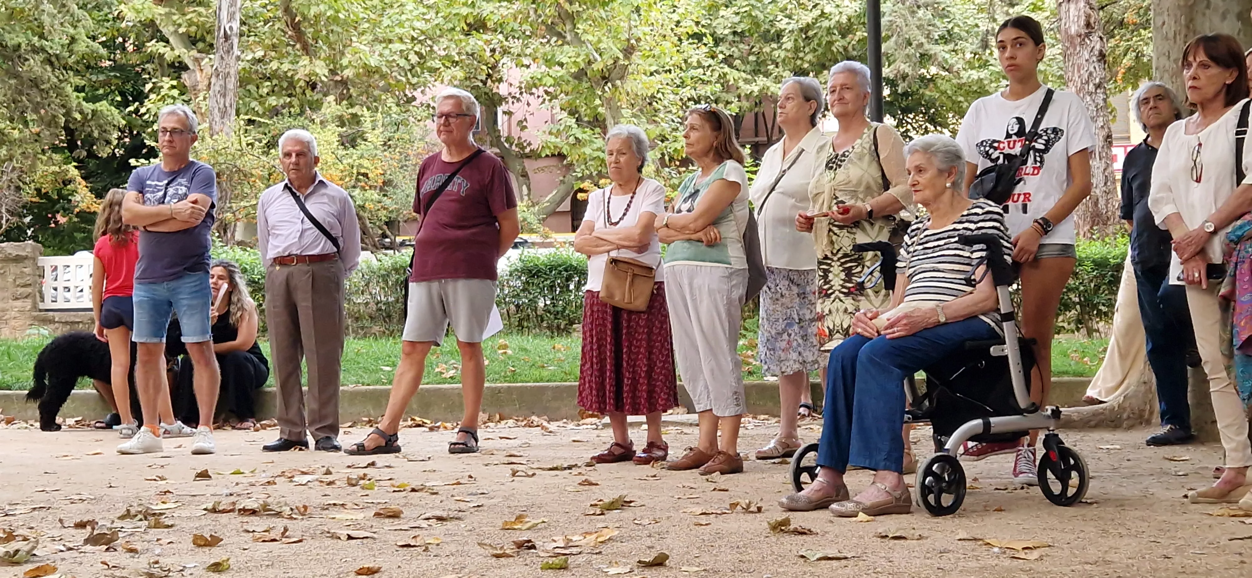 Homenaje a Labordeta en el 15º aniversario de su fallecimiento. Foto Myriam Martínez