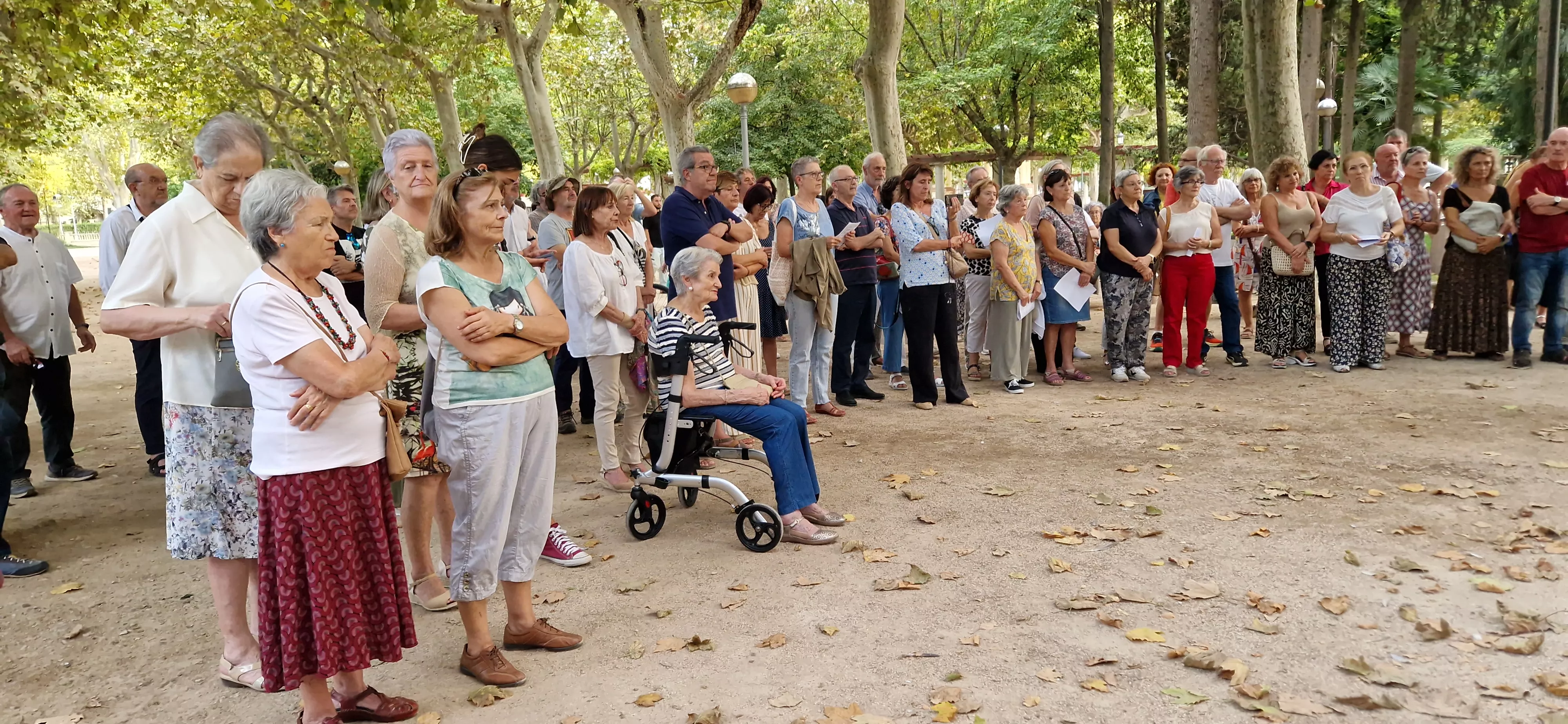 Homenaje a Labordeta en el 15º aniversario de su fallecimiento. Foto Myriam Martínez