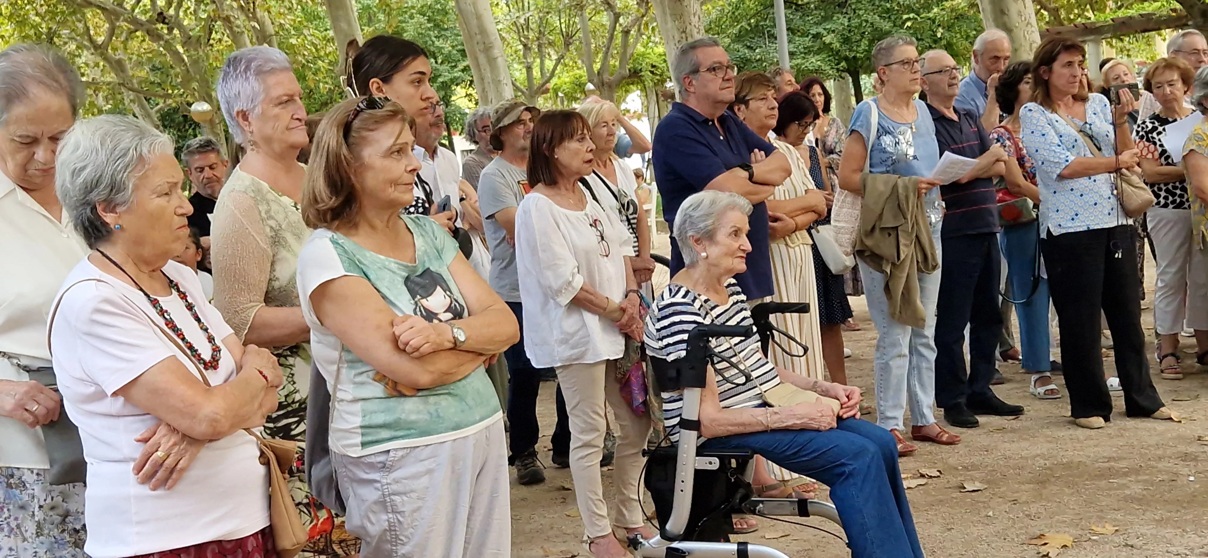 Homenaje a Labordeta en el 15º aniversario de su fallecimiento. Foto Myriam Martínez