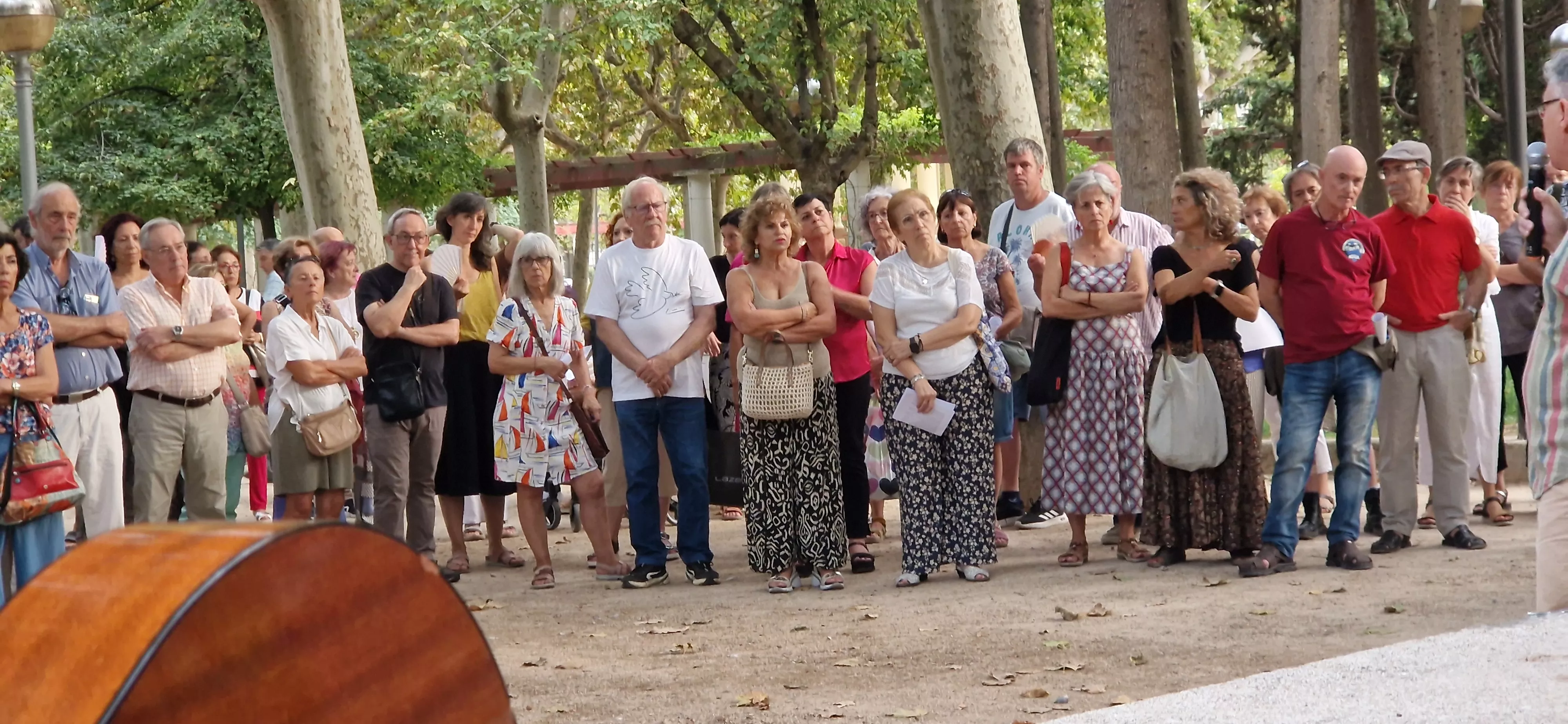 Homenaje a Labordeta en el 15º aniversario de su fallecimiento. Foto Myriam Martínez
