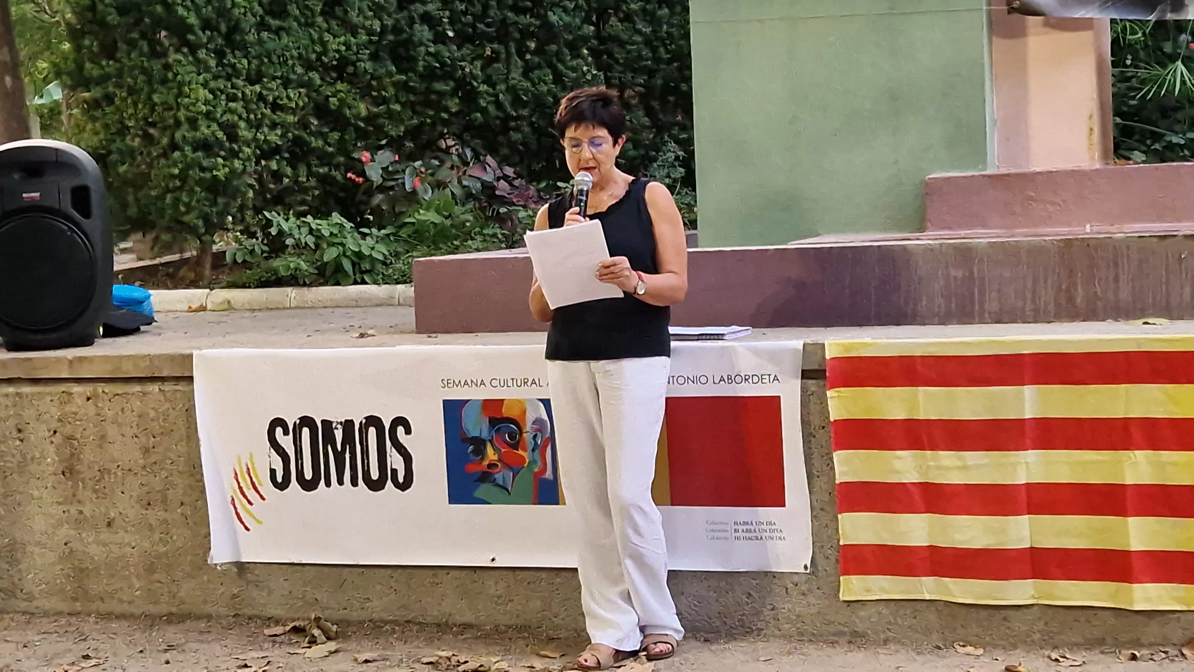 Teresa Rey. Homenaje a Labordeta en el 15º aniversario de su fallecimiento. Foto Myriam Martínez