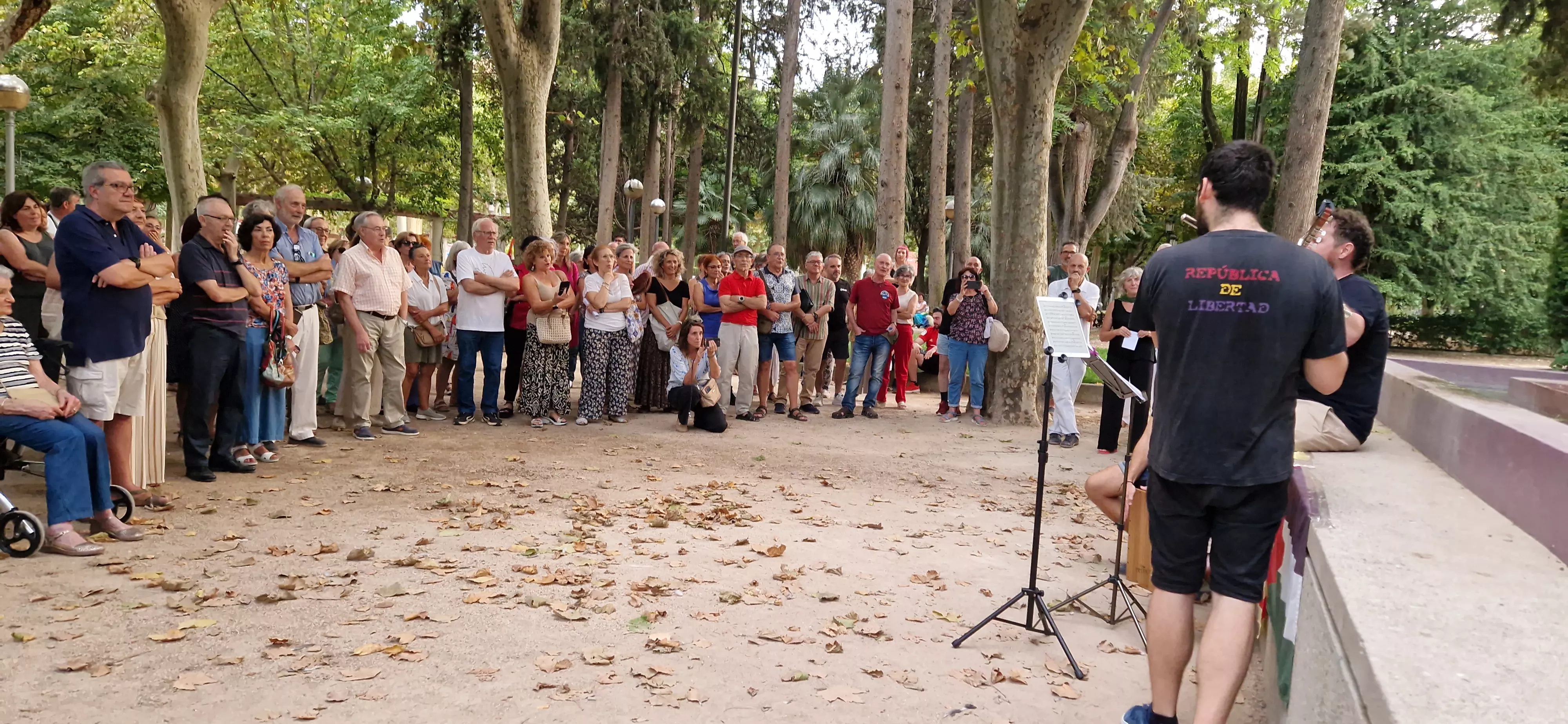 Homenaje a Labordeta en el 15º aniversario de su fallecimiento. Foto Myriam Martínez