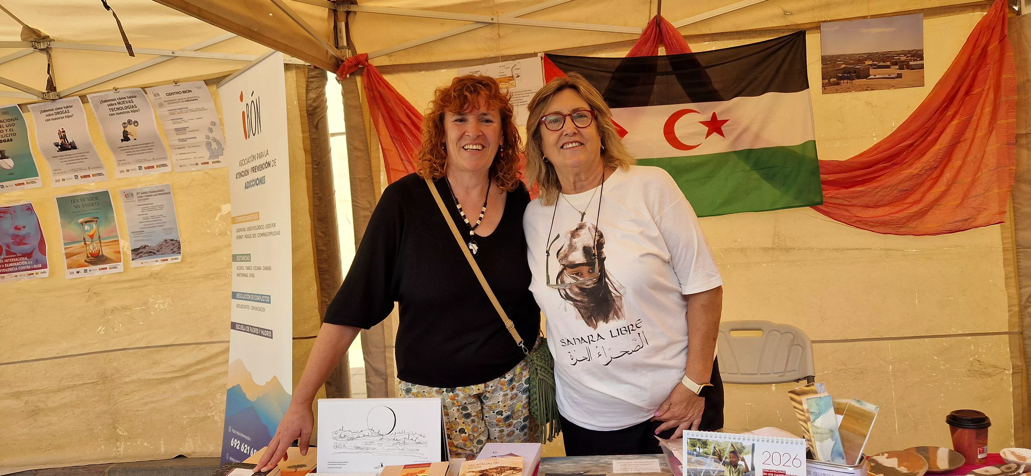 Alouda, en la Feria del Voluntariado 2025. Foto Myriam Martínez