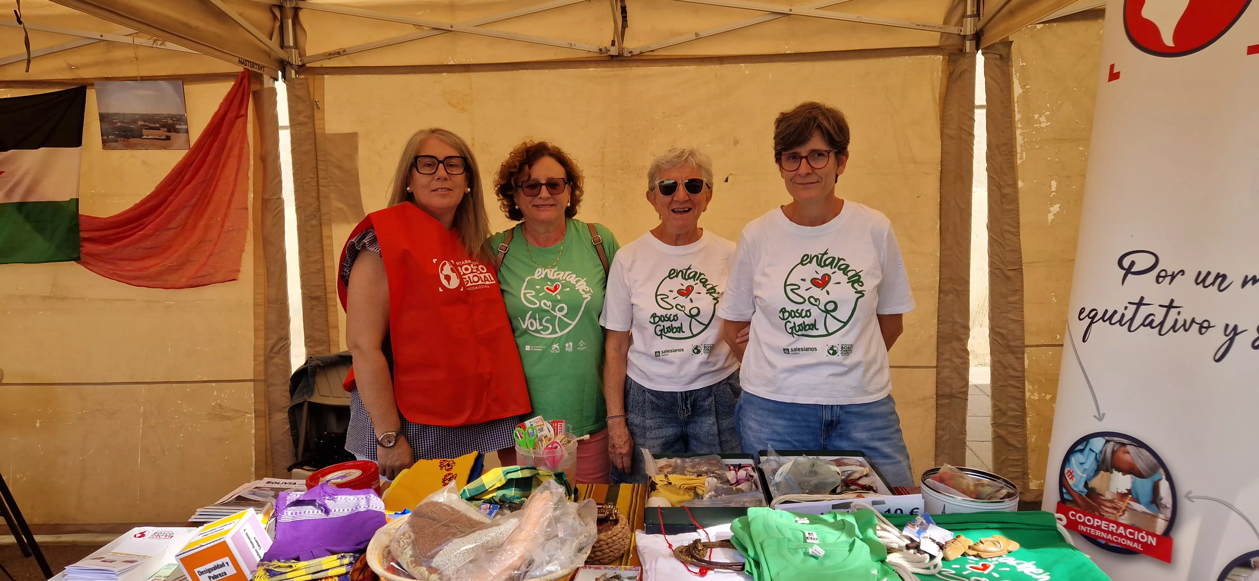 Bosco Global Entarachén, en la Feria del Voluntariado 2025. Foto Myriam Martínez