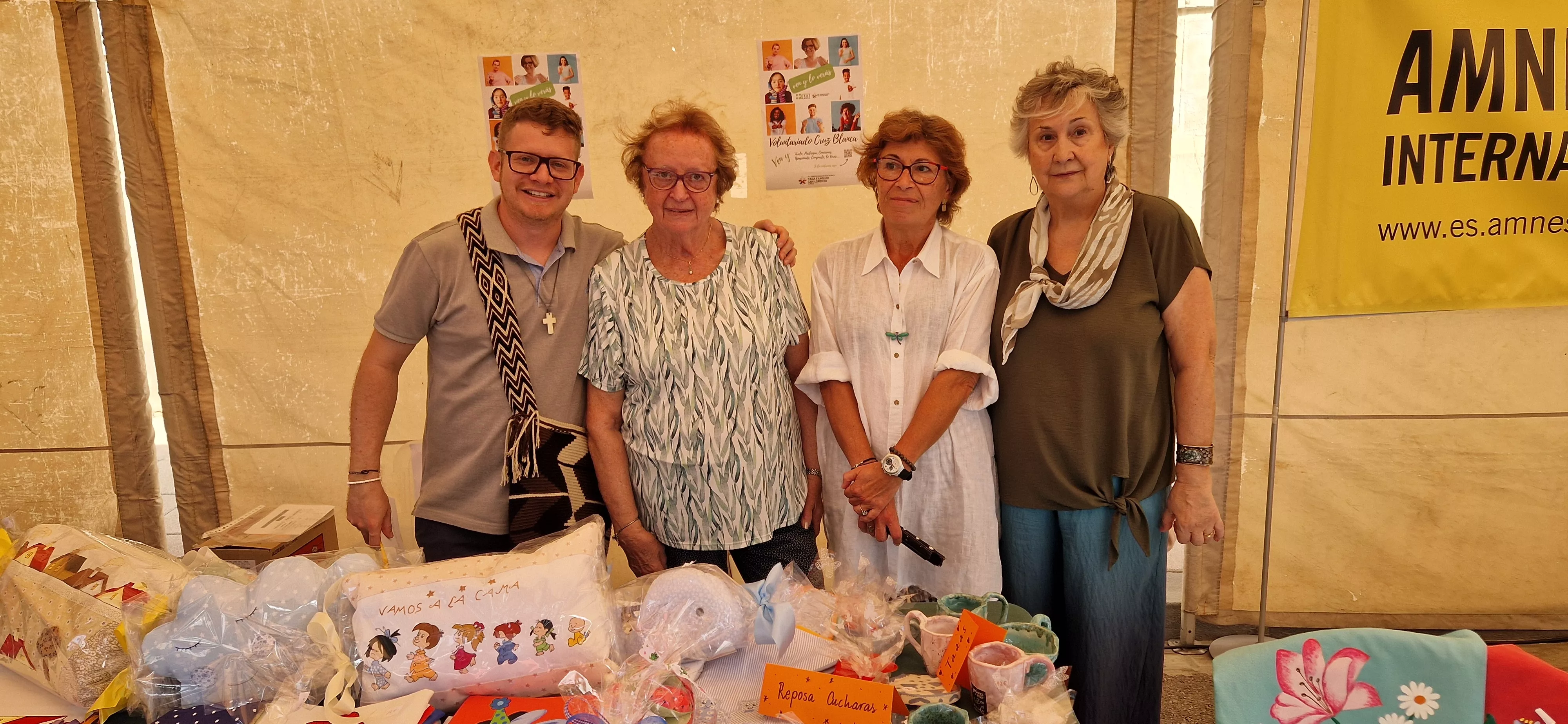 Cruz Blanca, en la Feria del Voluntariado 2025. Foto Myriam Martínez