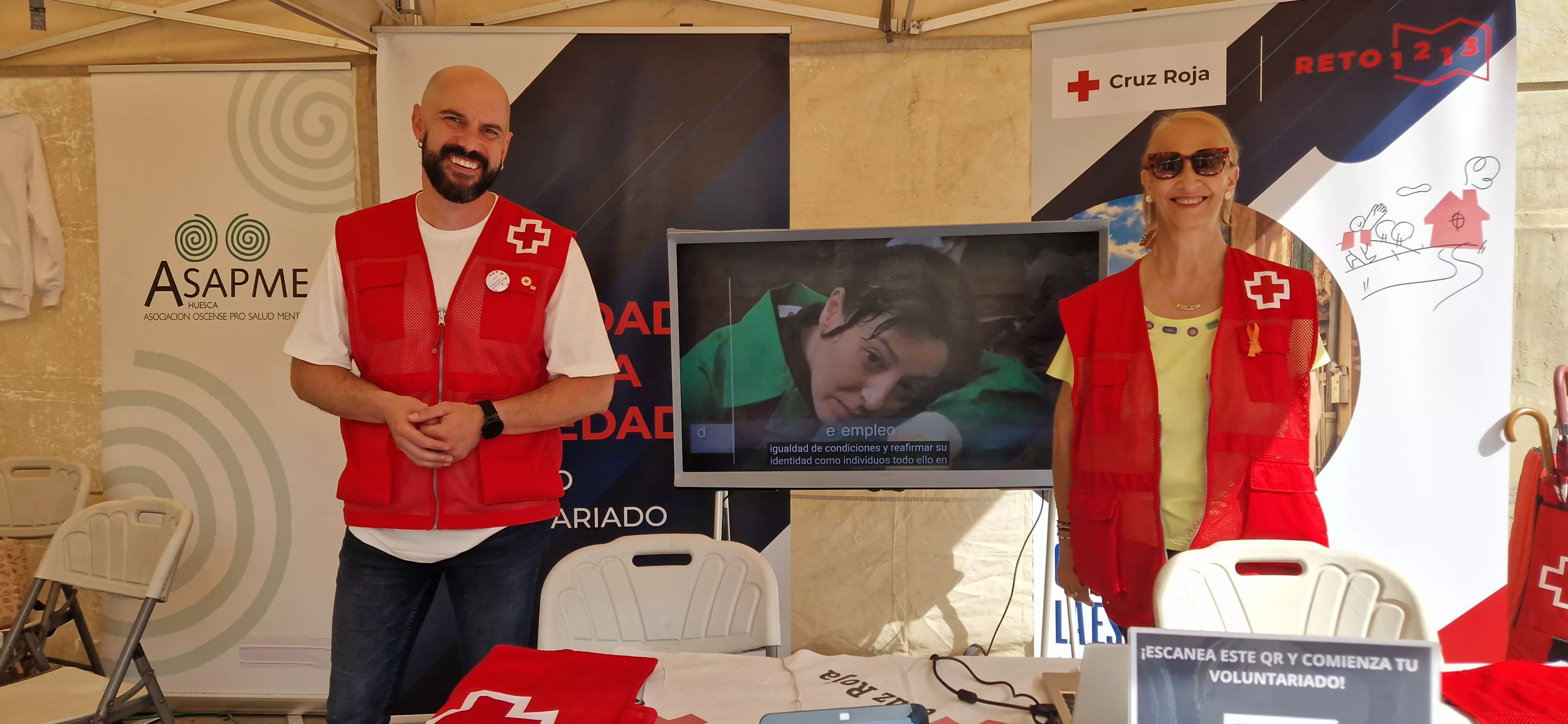 Cruz Roja, en la Feria del Voluntariado 2025. Foto Myriam Martínez
