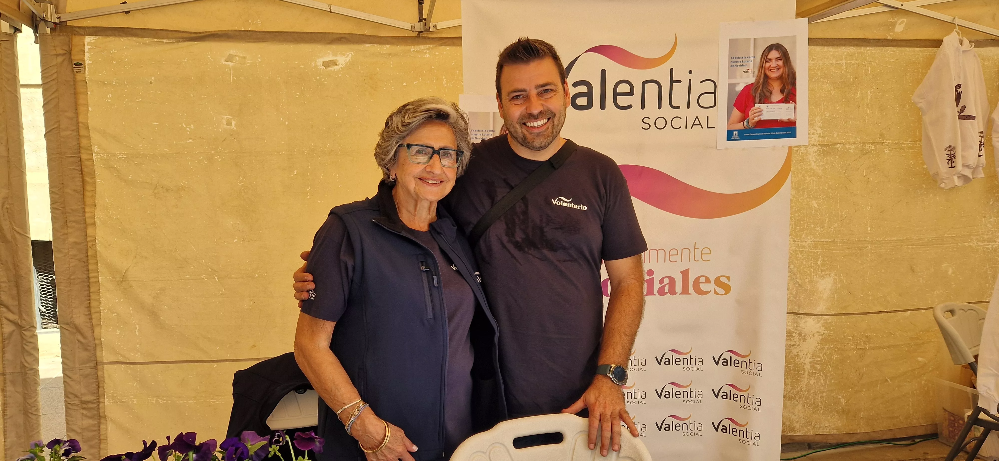 Fundación Valentia, en la Feria del Voluntariado 2025. Foto Myriam Martínez