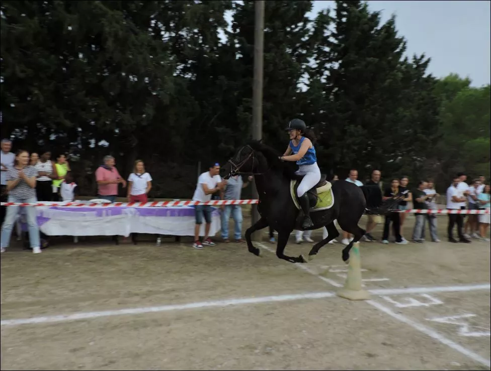 Elena Varona en la penúltima vuelta