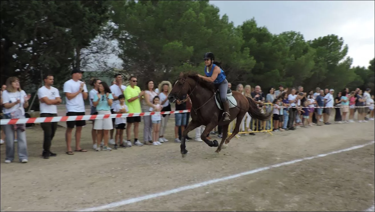Laura Calabria en la última vuelta