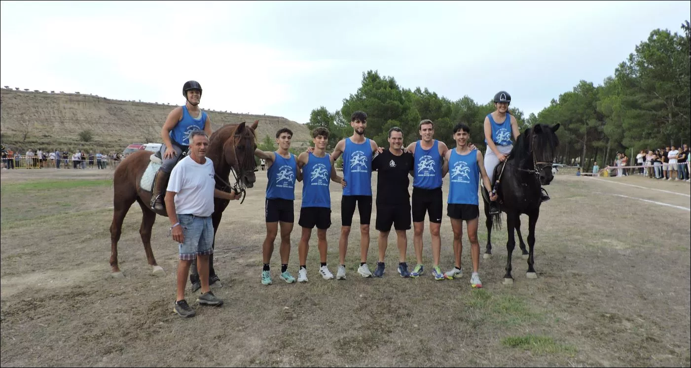 Amazonas y corredores contentos por habar participado en el desafío