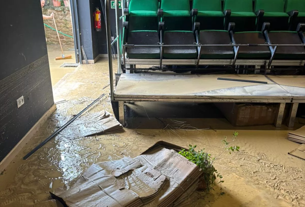 Daños causados por la tormenta en el Corral de García.