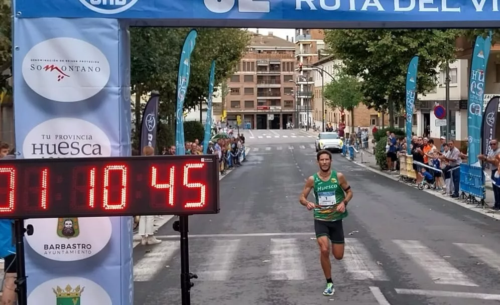 Medio Maratón Ruta Vino del Somontano de Barbastro. 