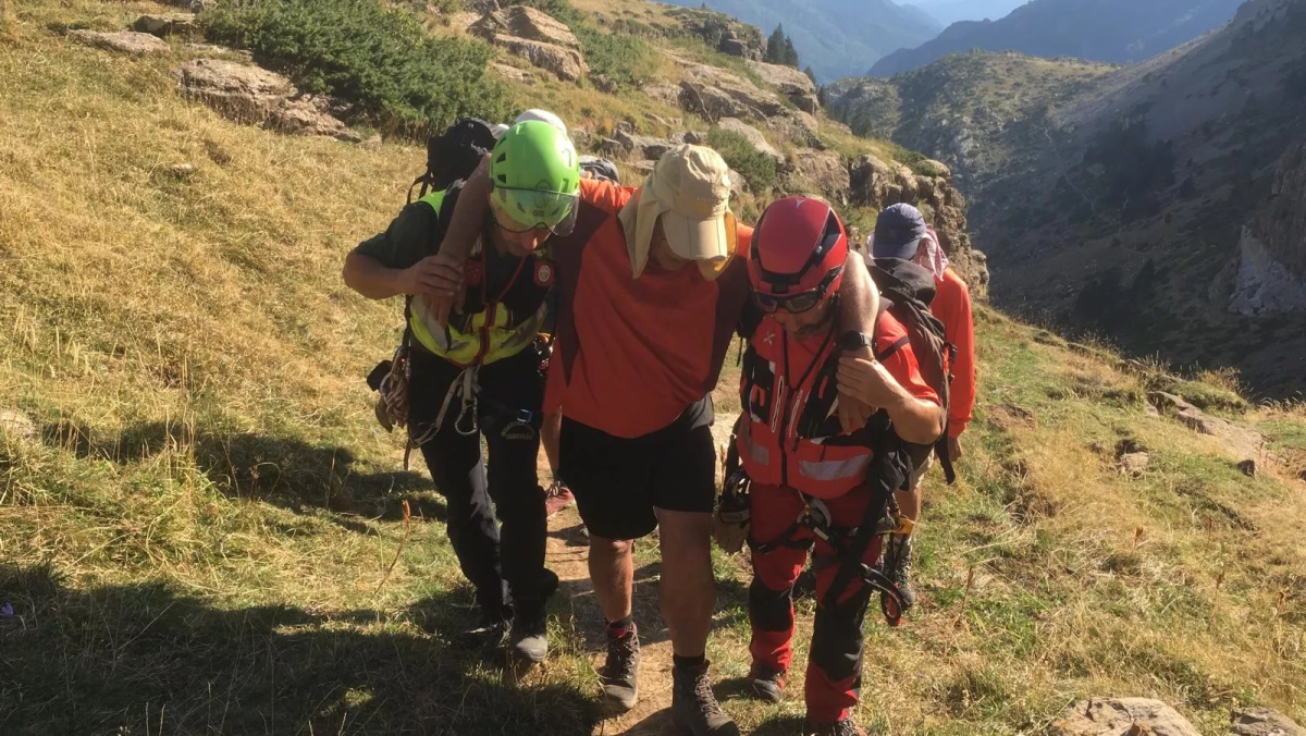 Rescatado un montañero herido en el Pico Perdiguero tras sufrir una caída