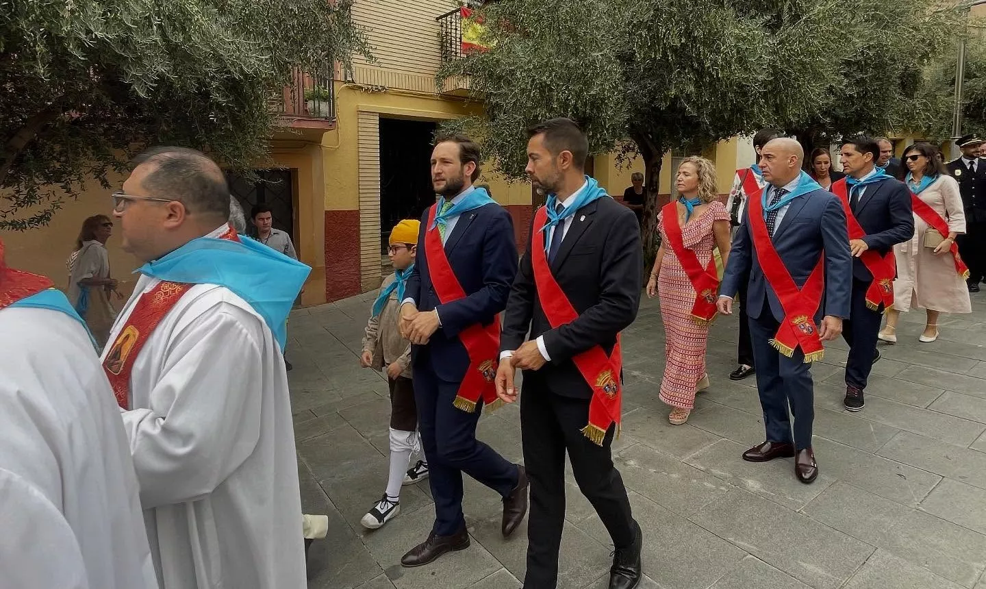 Procesión de San Mateo en las fiestas de Monzón.
